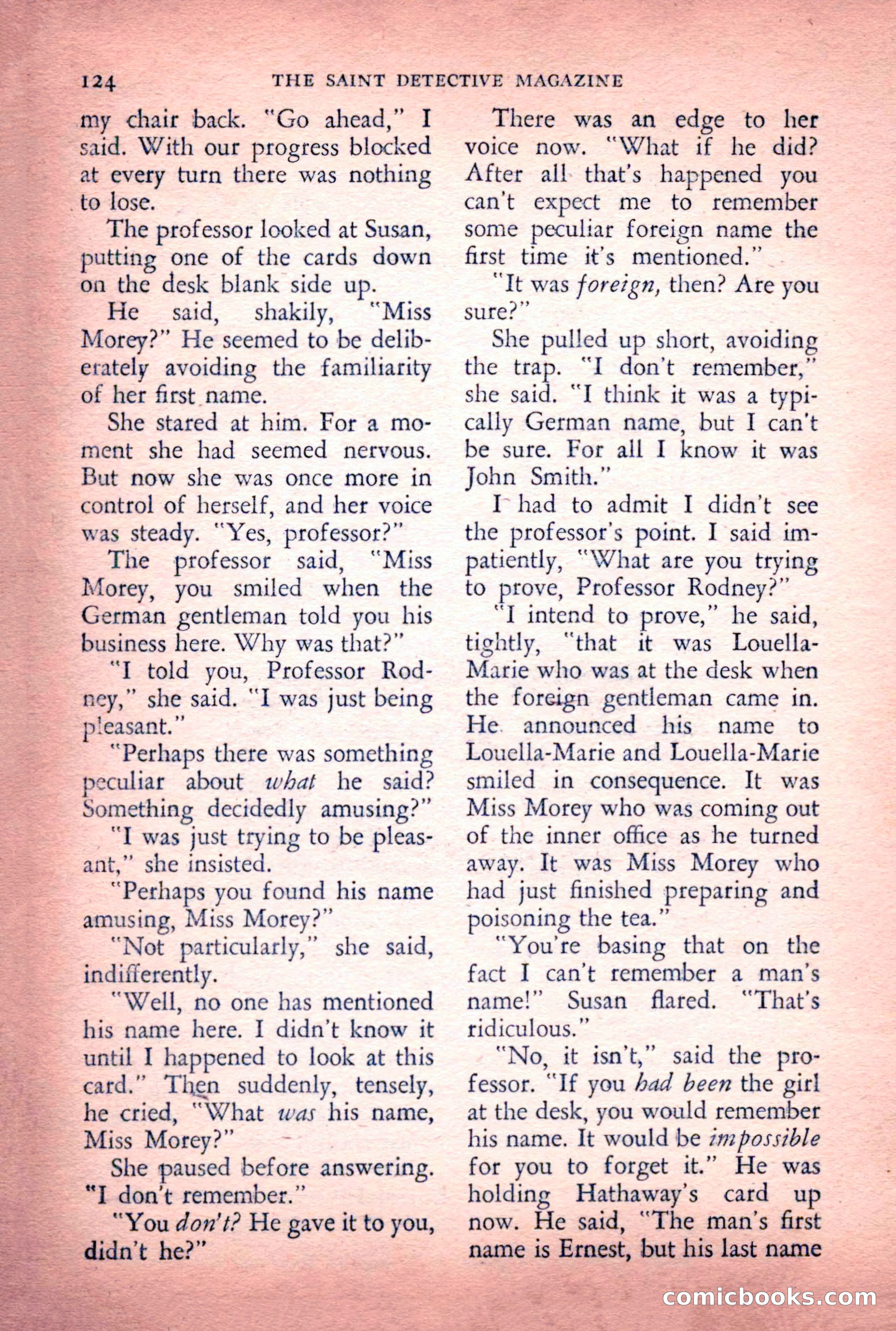 The Saint Detective Magazine, June 1956 — page 126 of 148