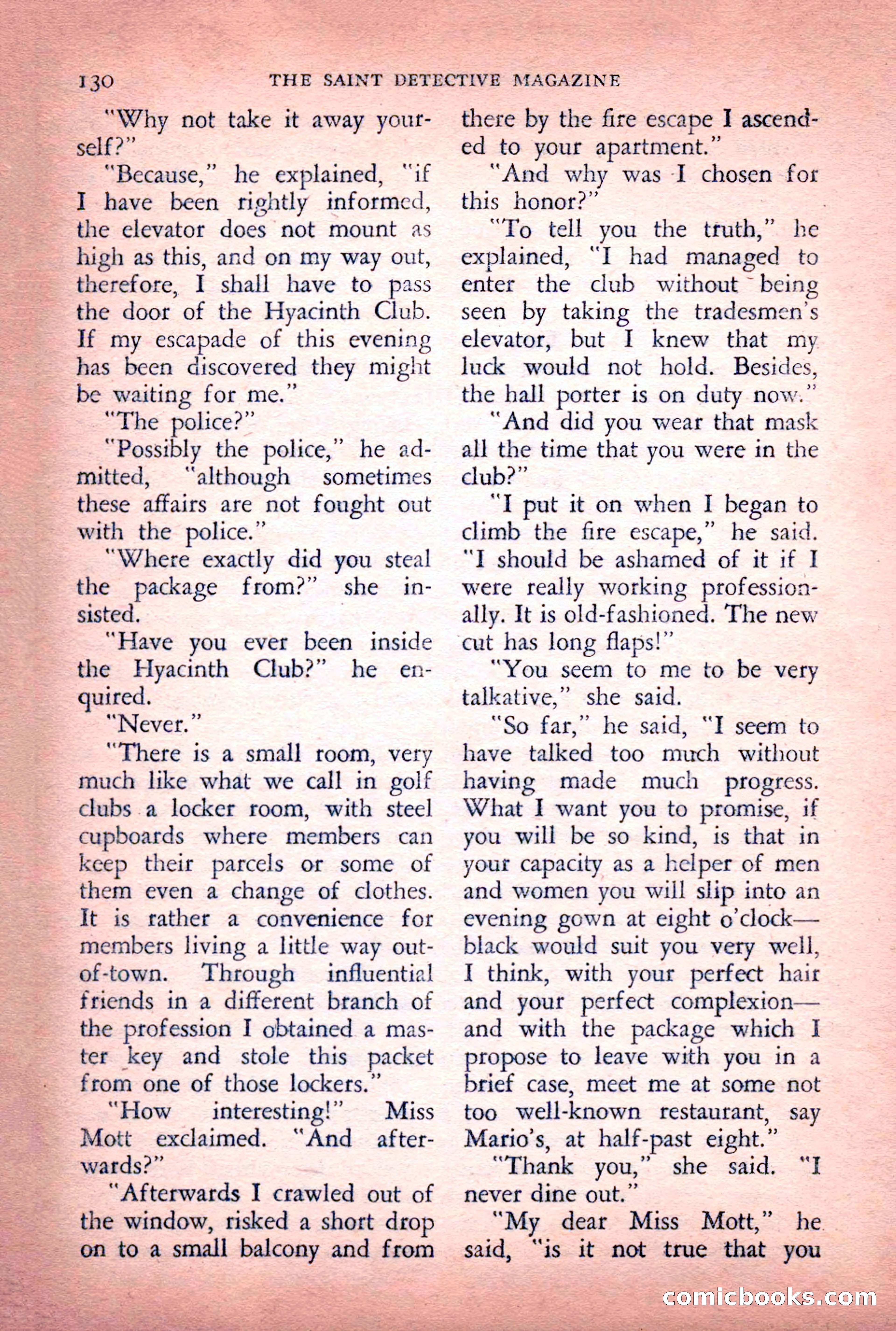 The Saint Detective Magazine, June 1956 — page 132 of 148