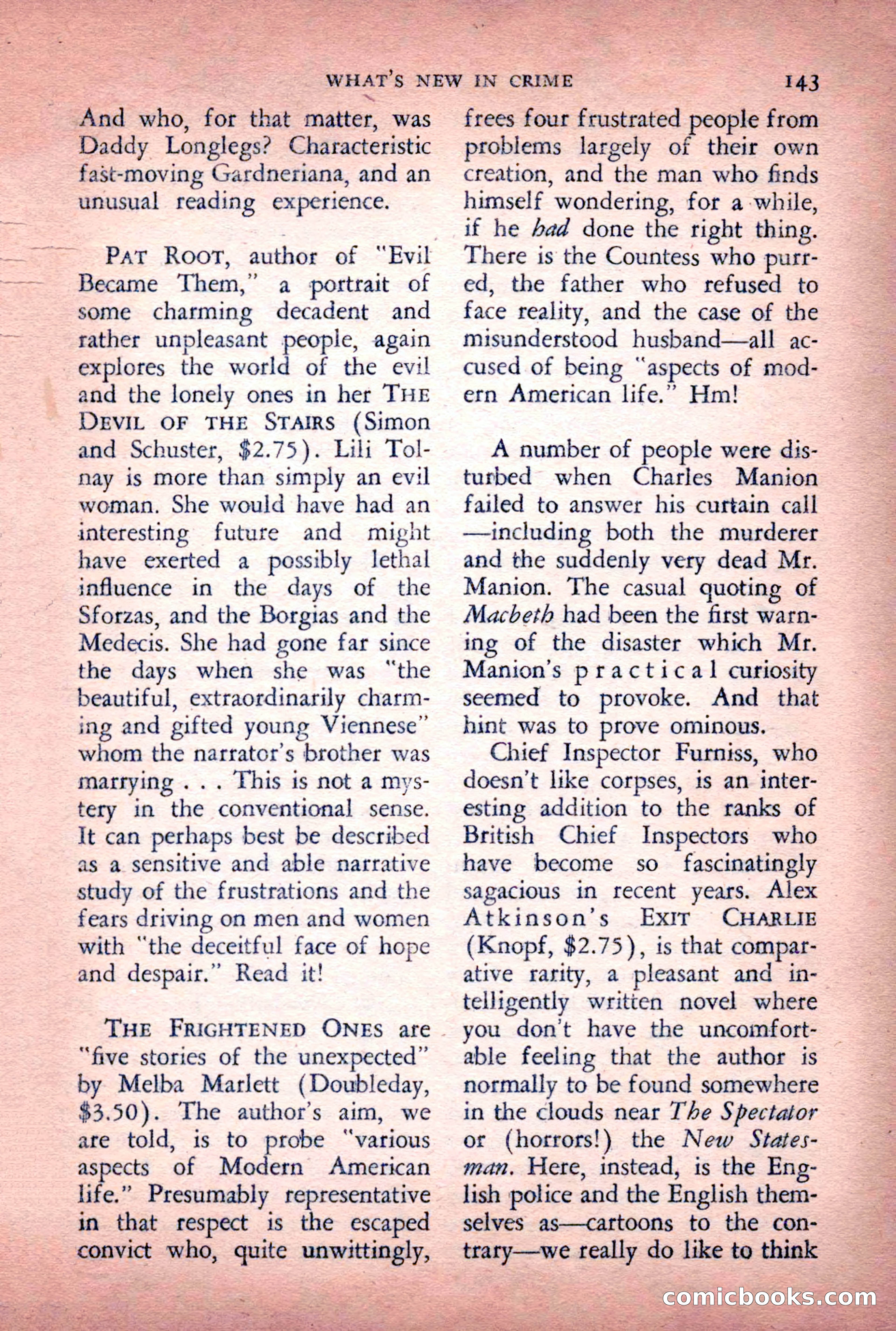 The Saint Detective Magazine, June 1956 — page 145 of 148