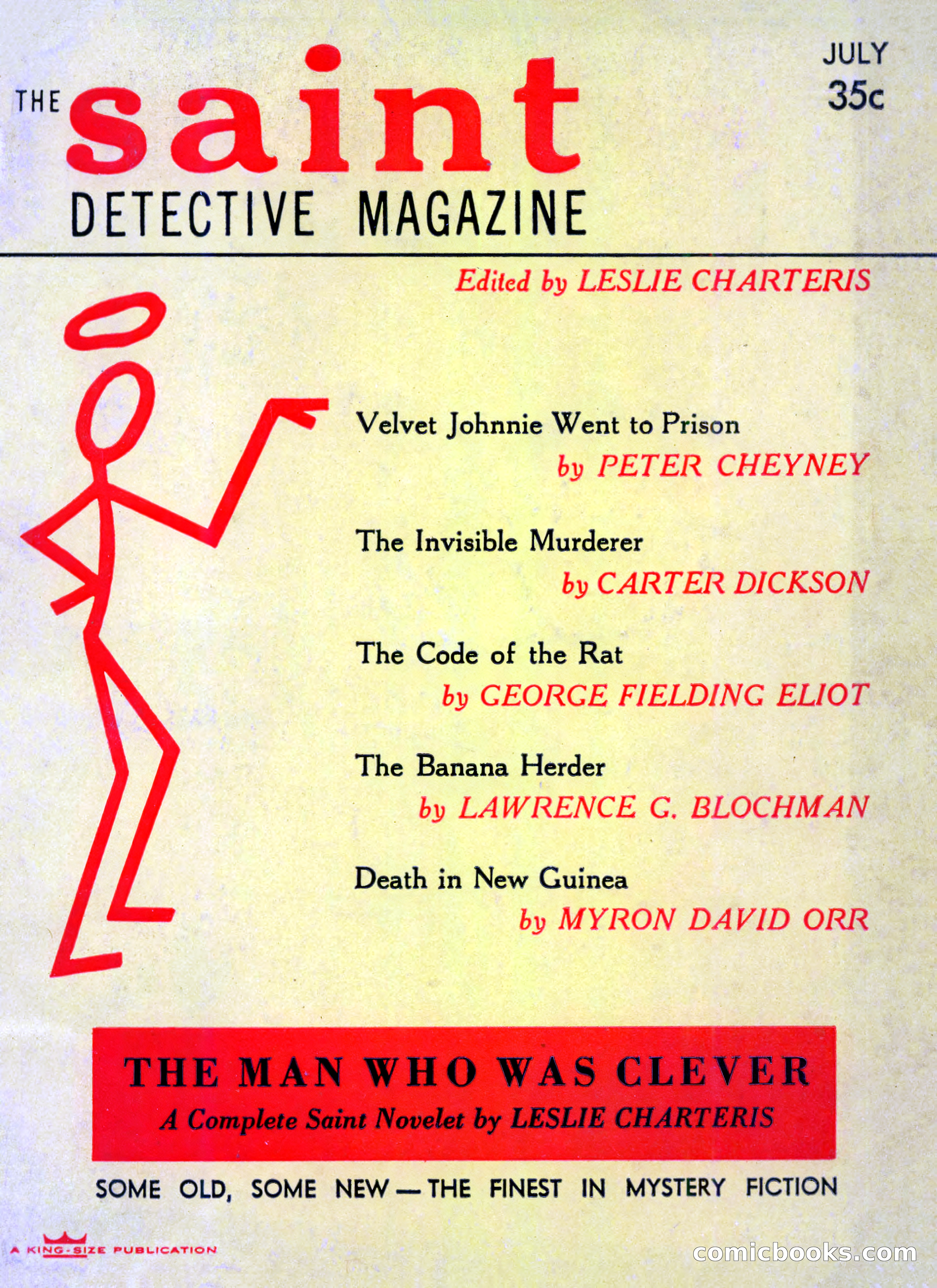 The Saint Detective Magazine, July 1956