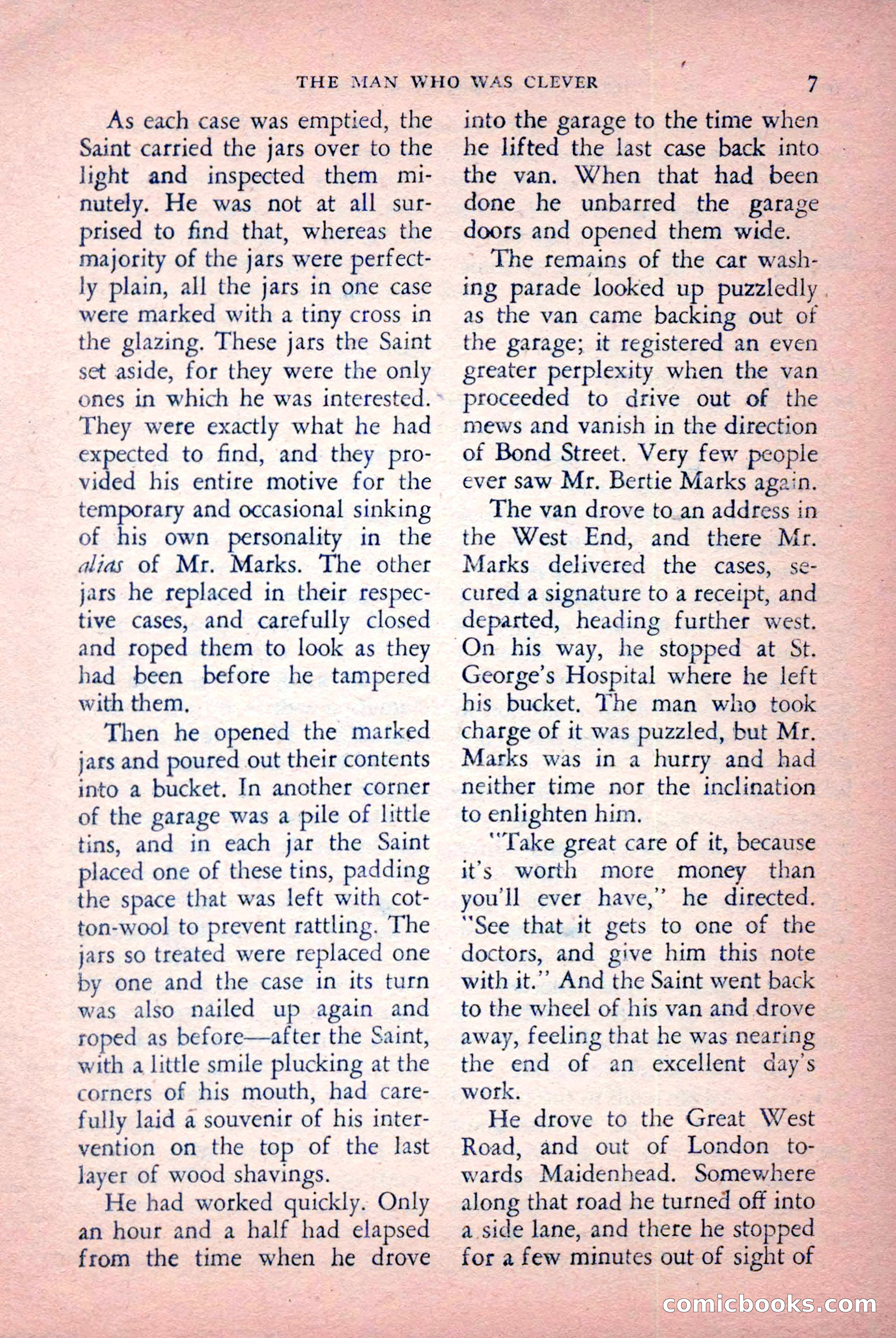 The Saint Detective Magazine, July 1956 — page 9 of 148