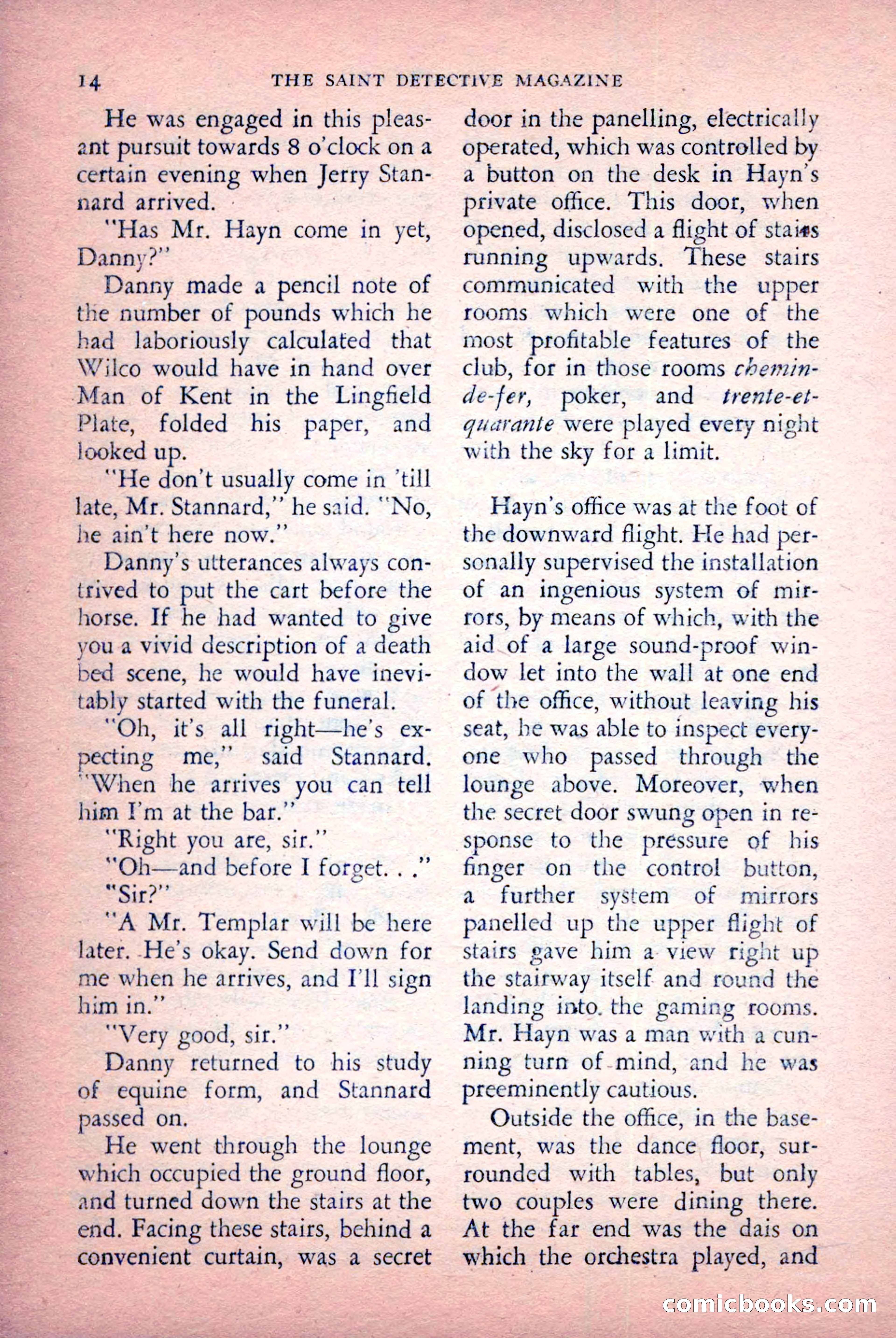 The Saint Detective Magazine, July 1956 — page 16 of 148