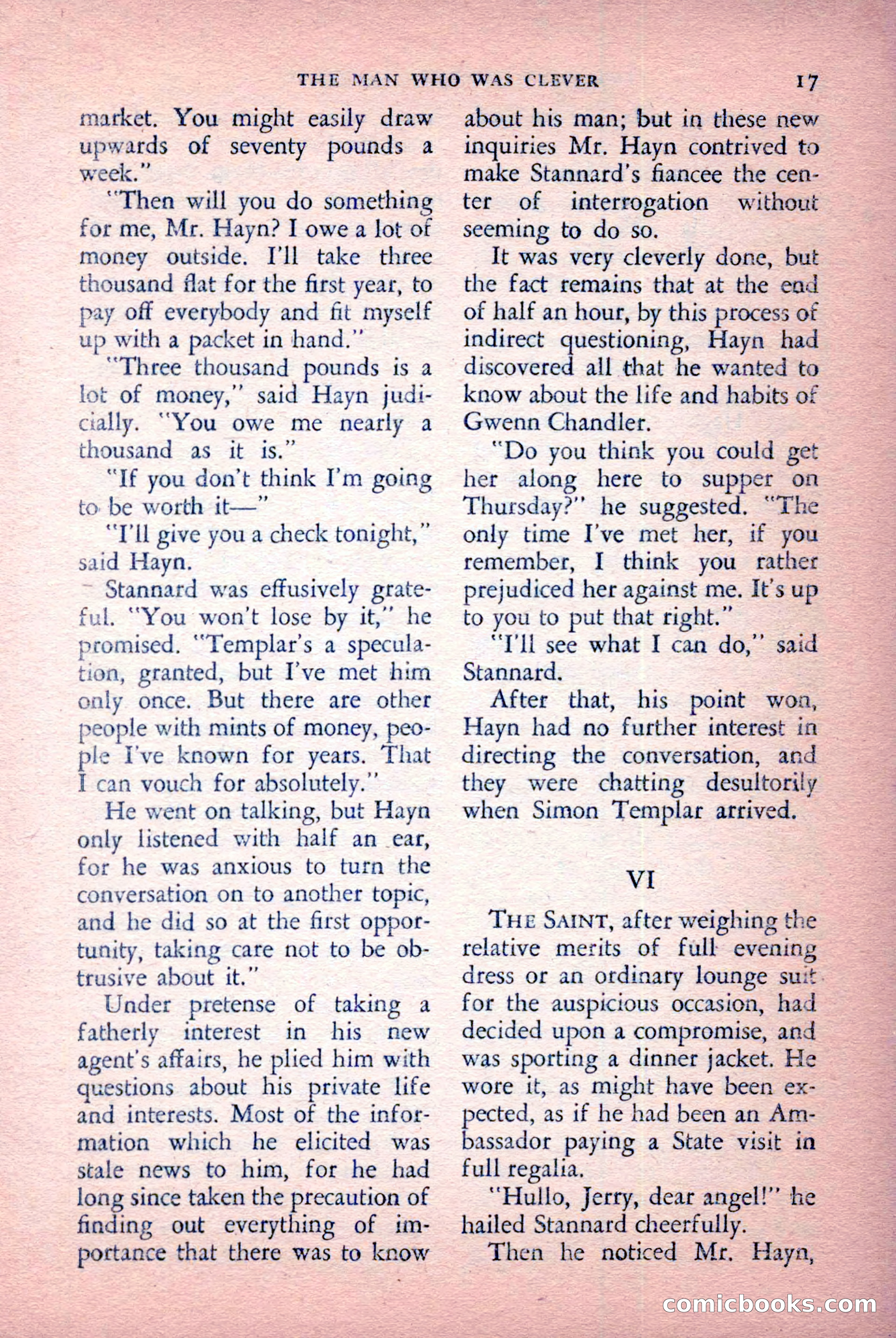 The Saint Detective Magazine, July 1956 — page 19 of 148