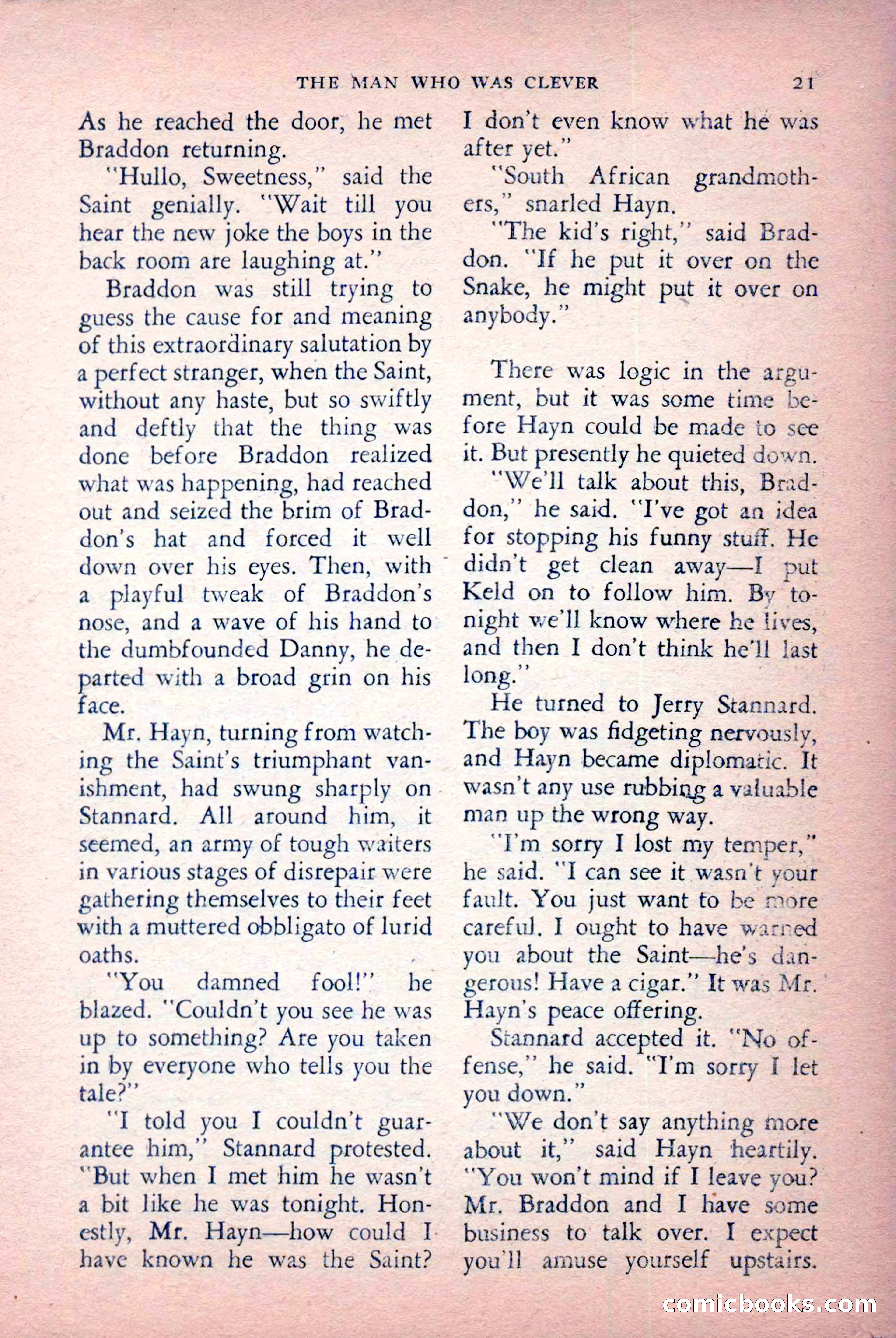 The Saint Detective Magazine, July 1956 — page 23 of 148