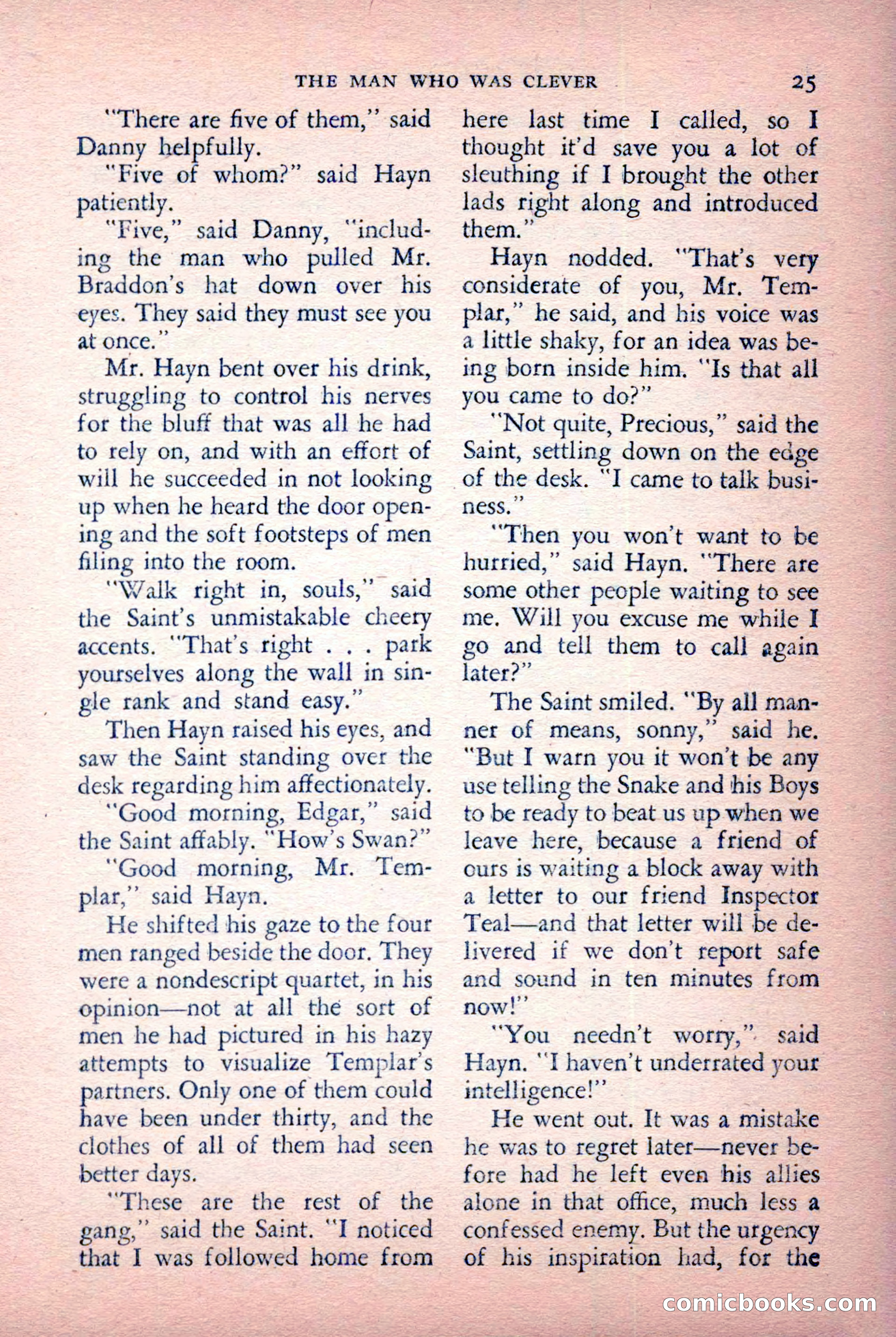 The Saint Detective Magazine, July 1956 — page 27 of 148