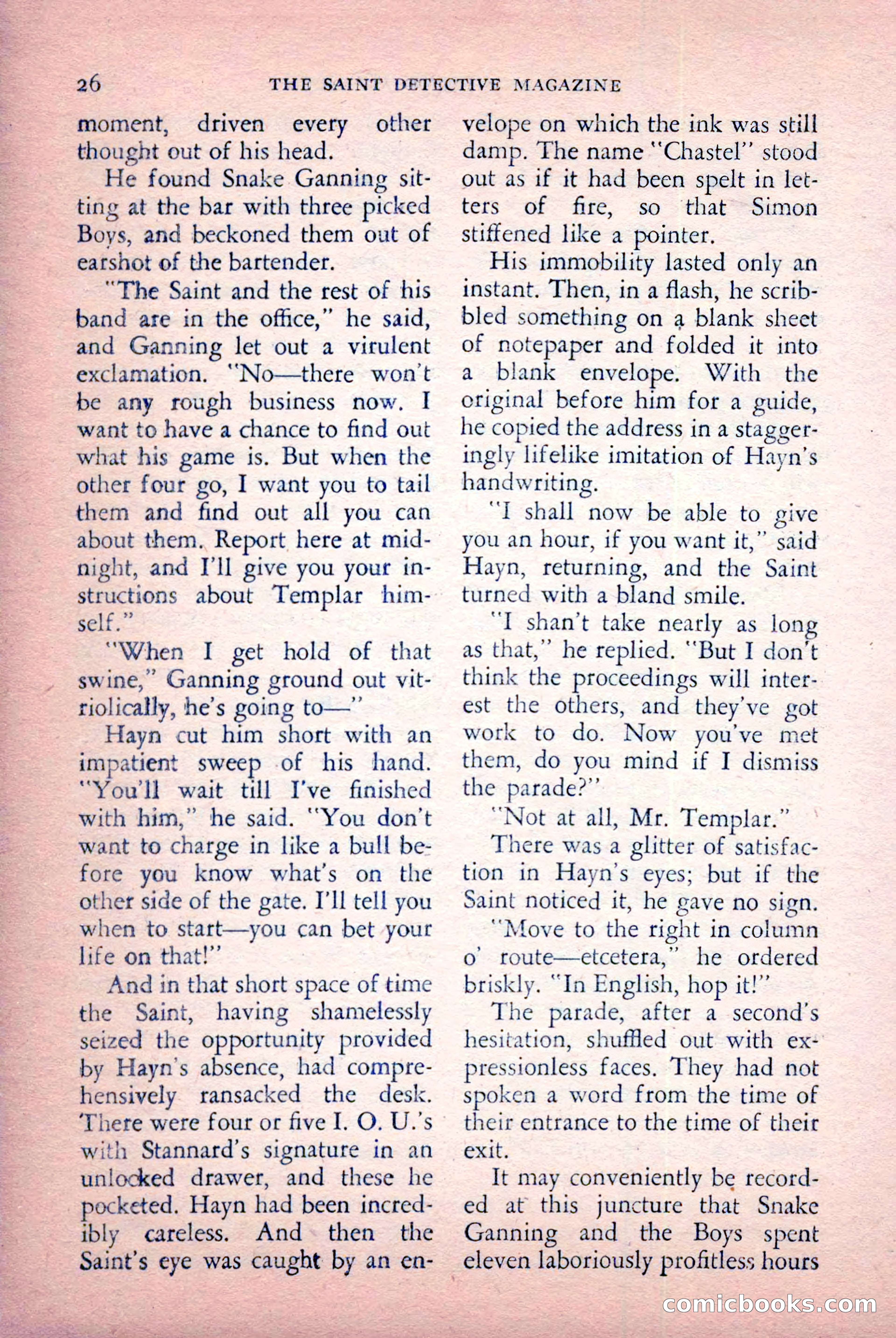 The Saint Detective Magazine, July 1956 — page 28 of 148