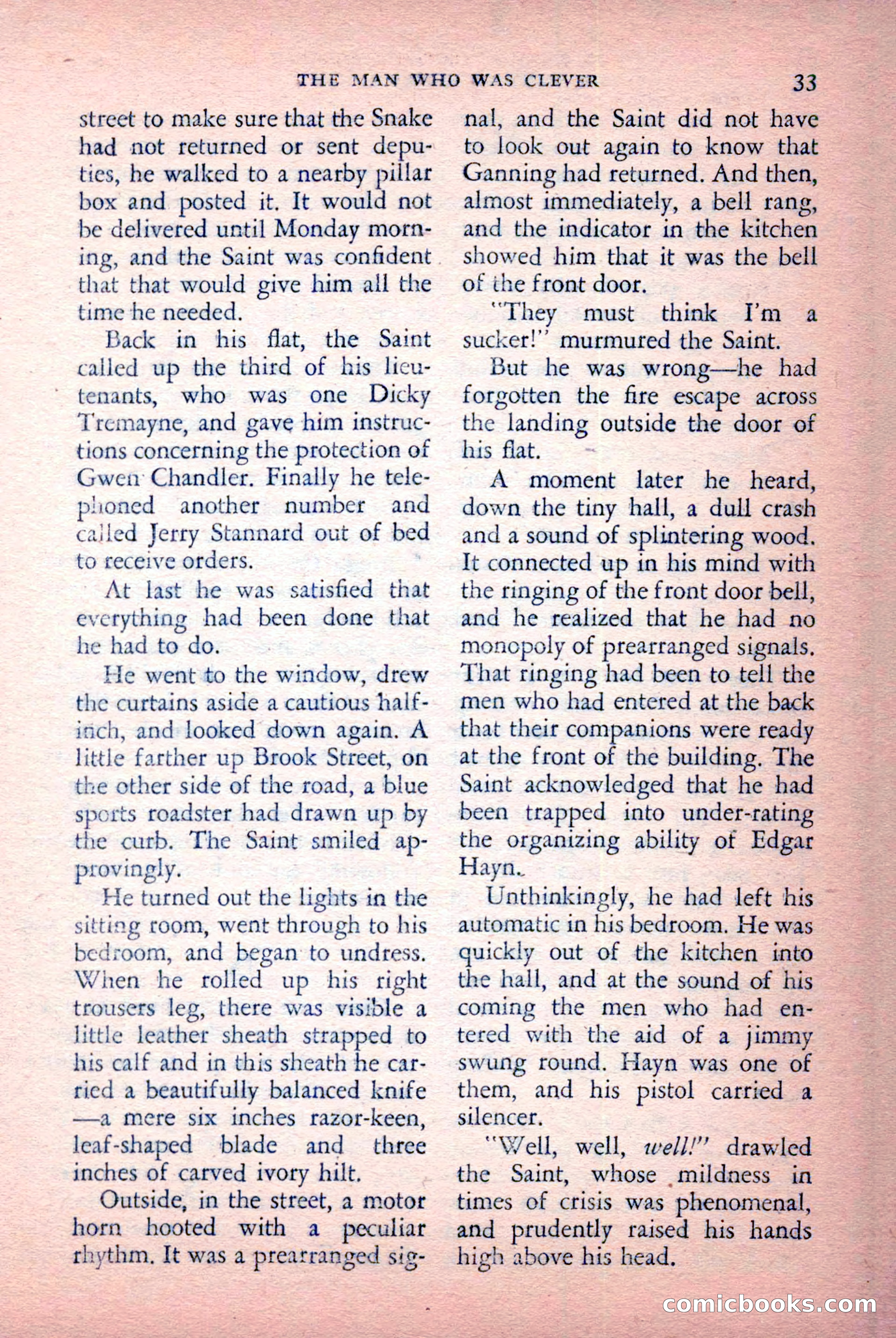 The Saint Detective Magazine, July 1956 — page 35 of 148