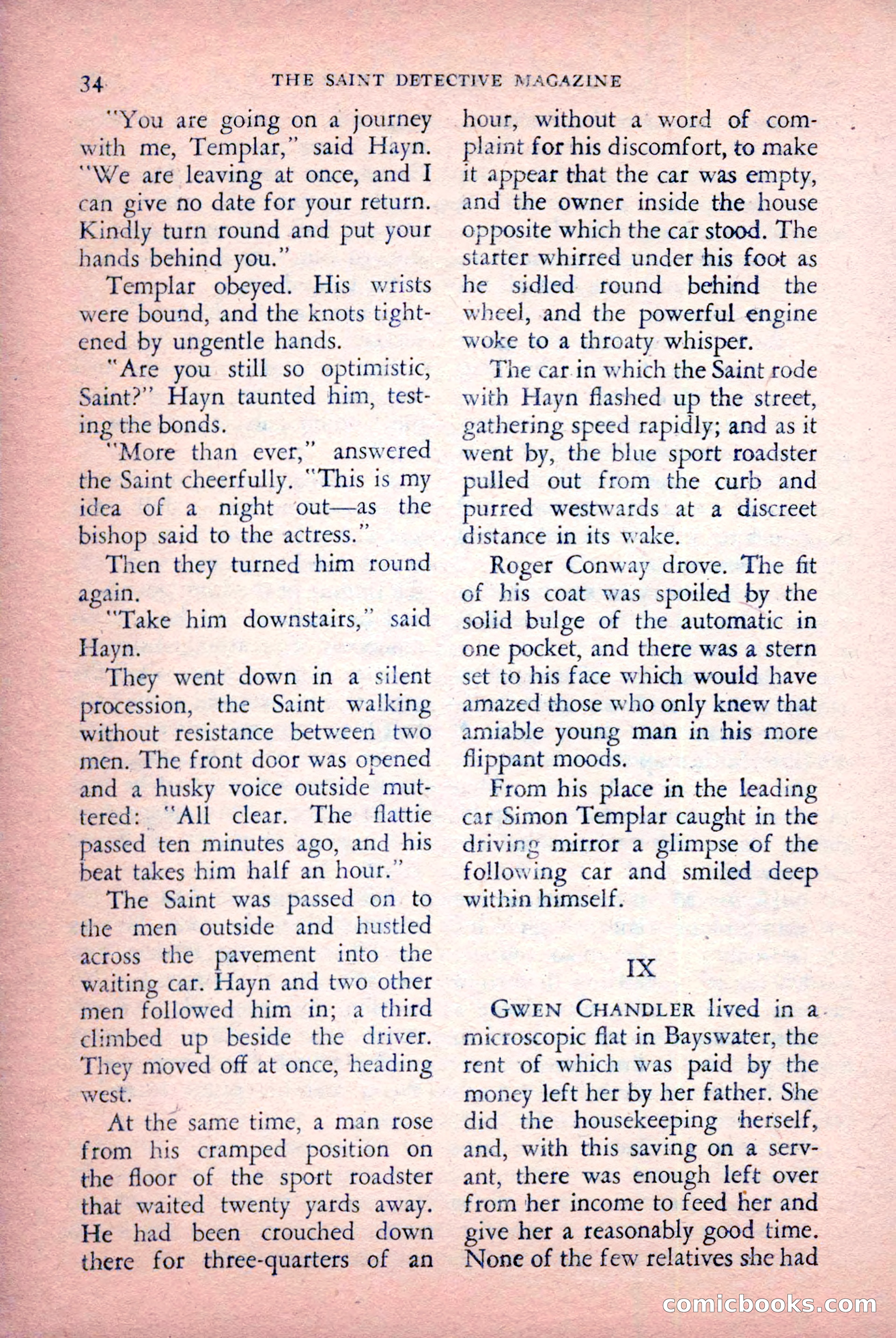 The Saint Detective Magazine, July 1956 — page 36 of 148