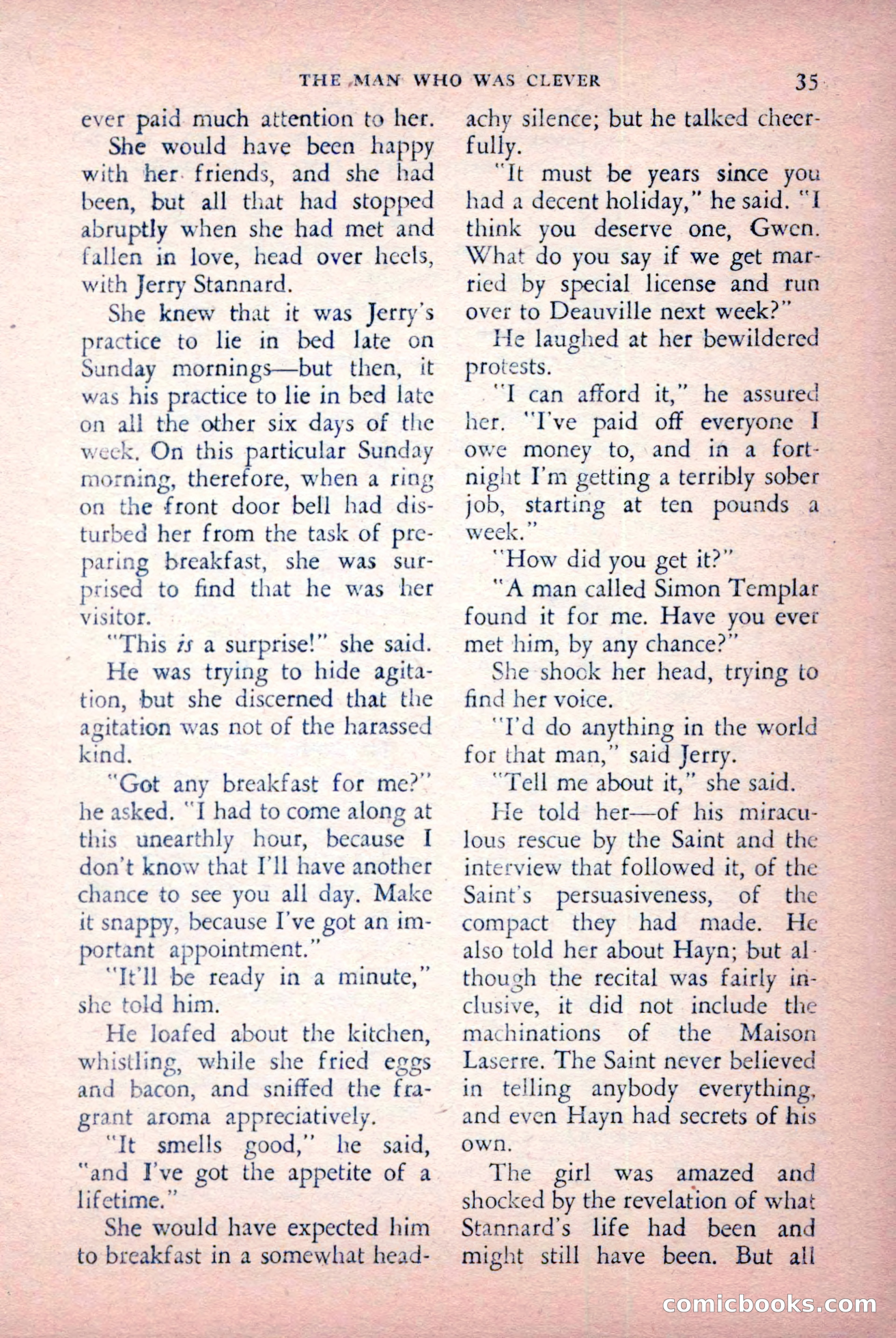 The Saint Detective Magazine, July 1956 — page 37 of 148
