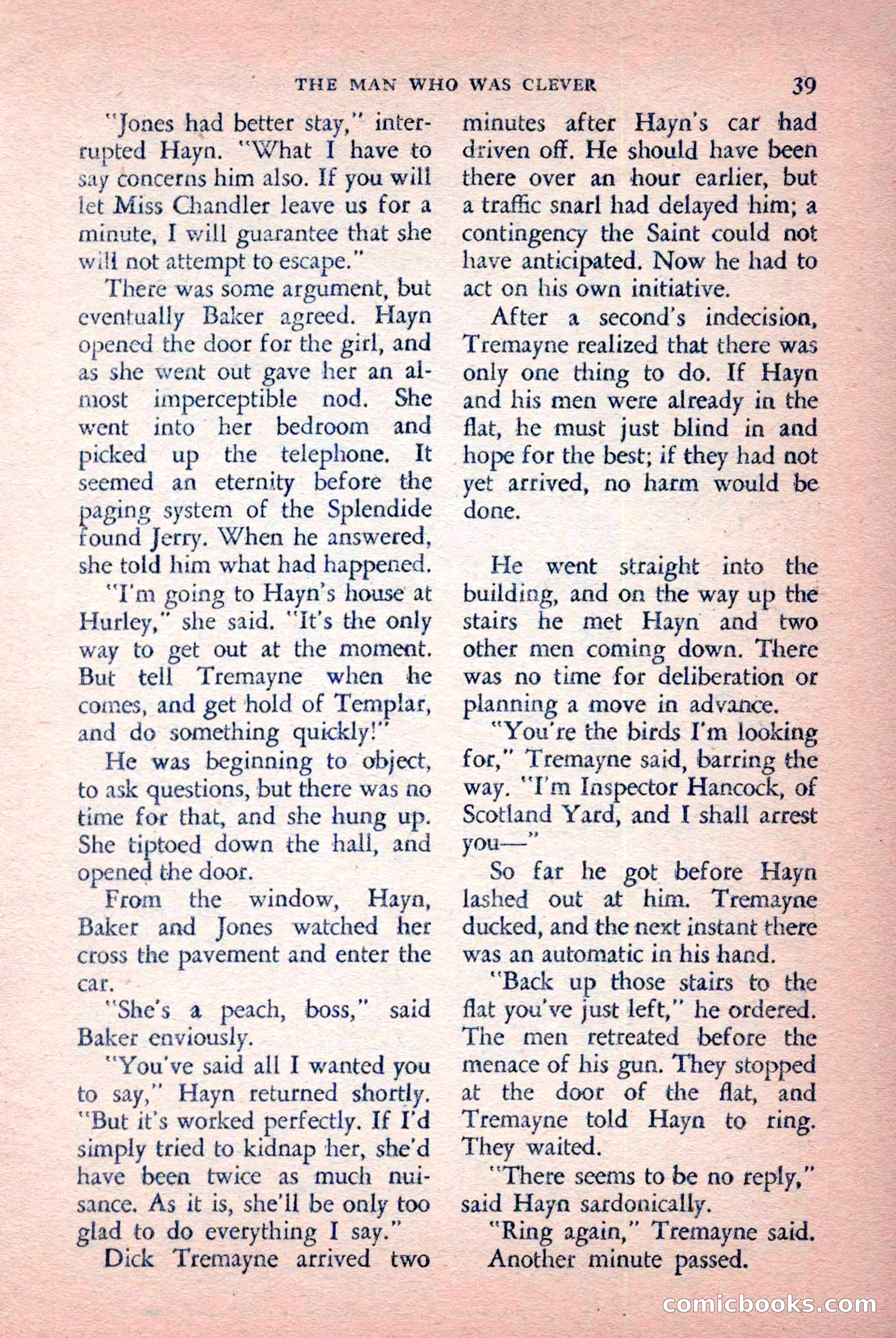The Saint Detective Magazine, July 1956 — page 41 of 148