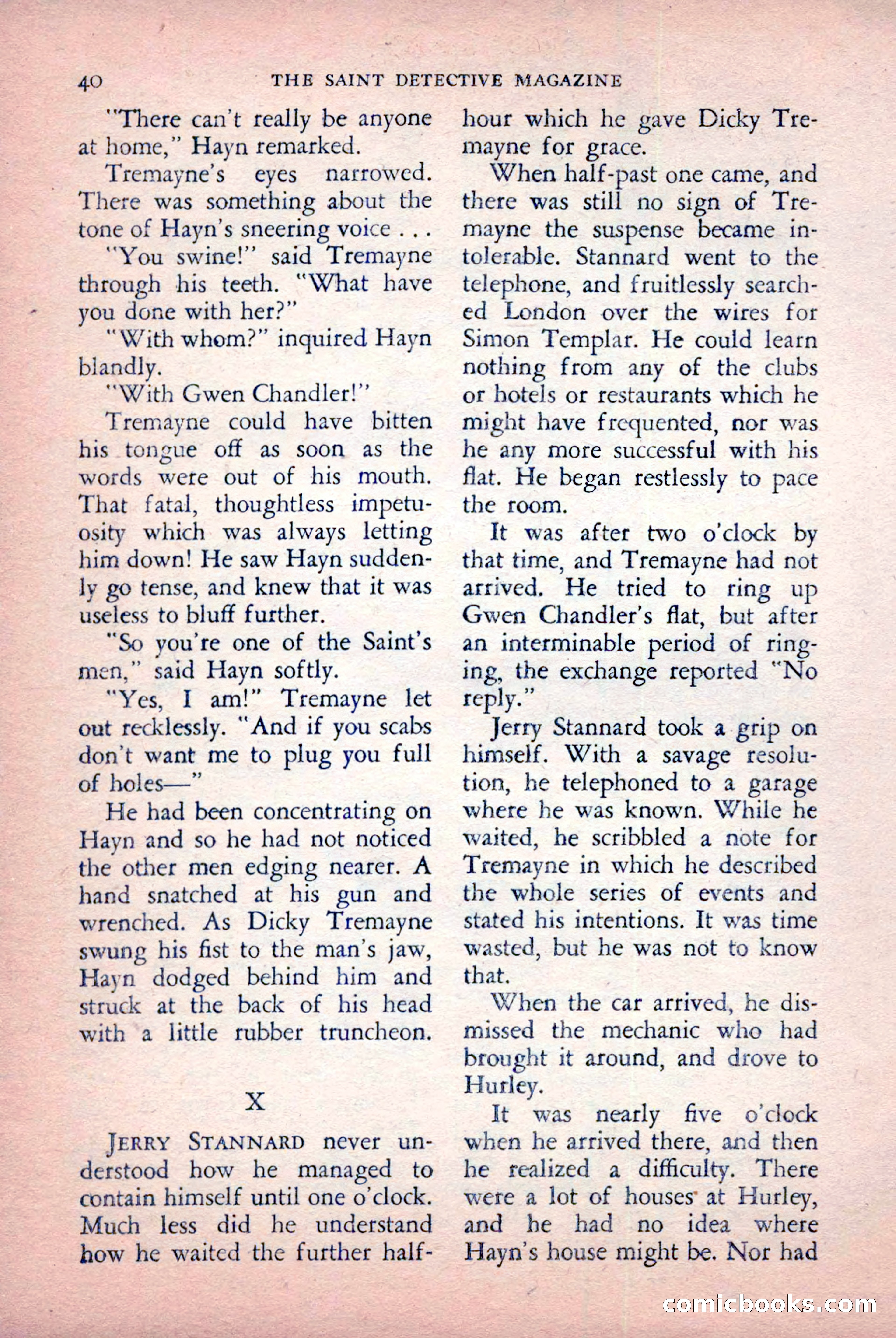The Saint Detective Magazine, July 1956 — page 42 of 148