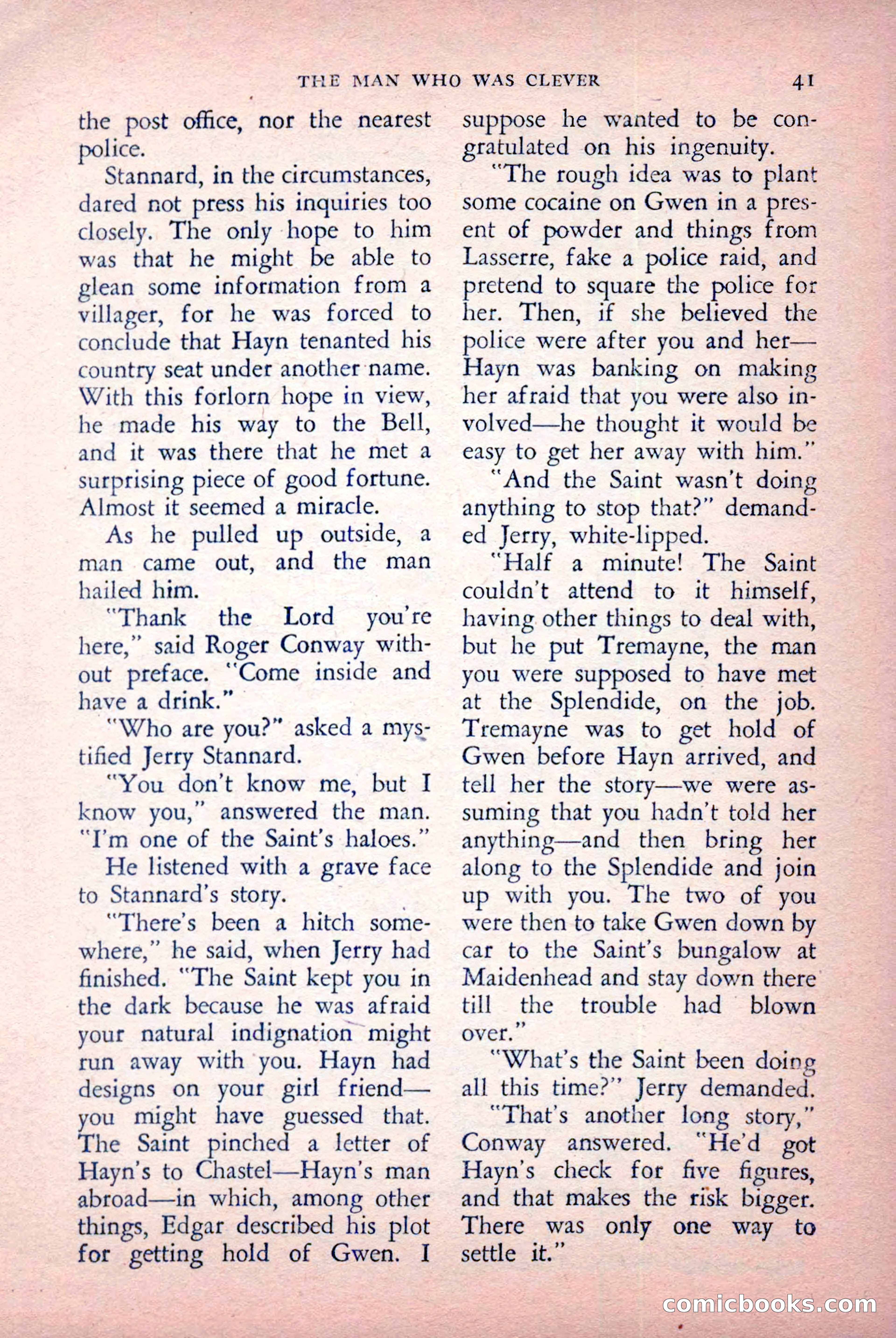The Saint Detective Magazine, July 1956 — page 43 of 148