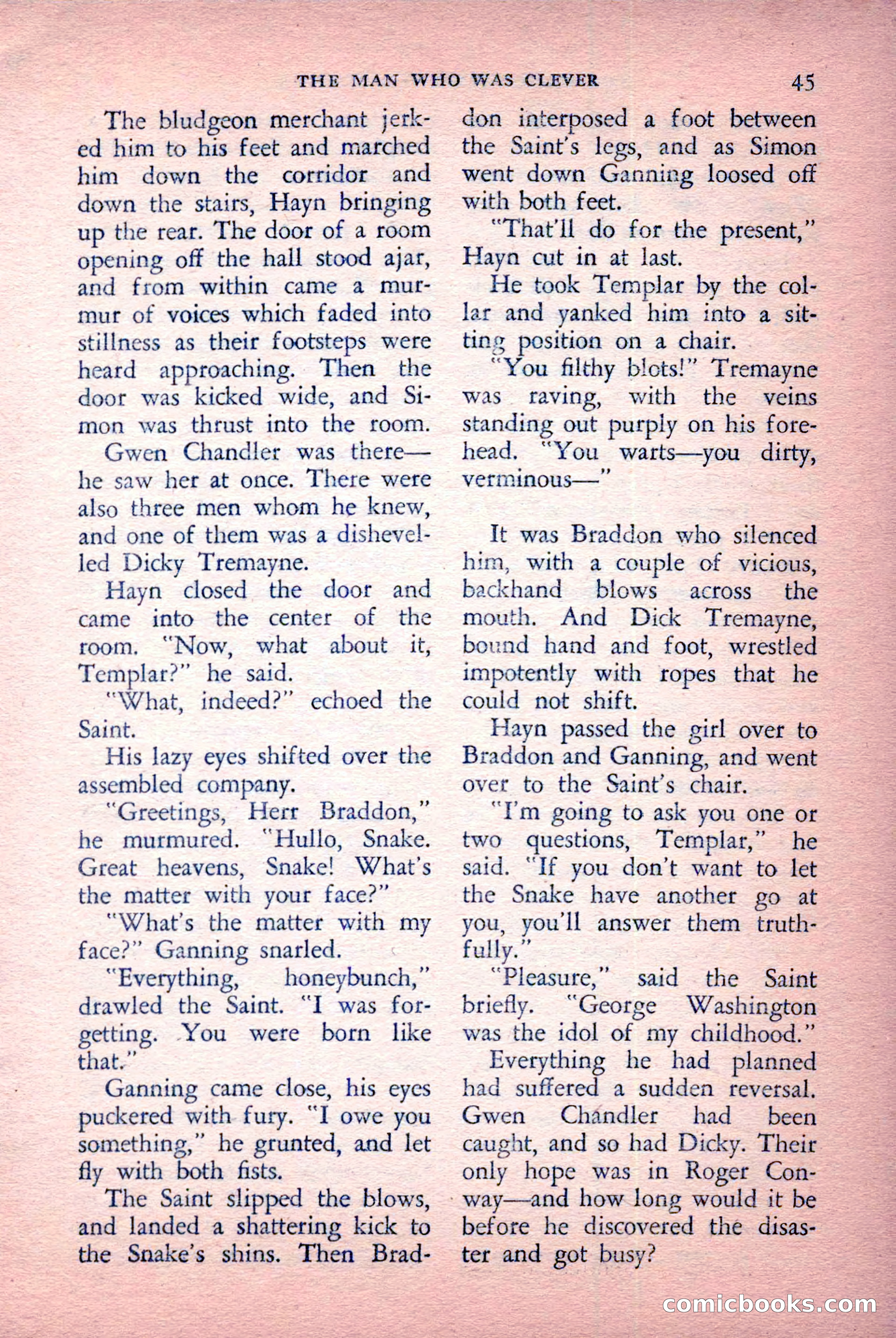 The Saint Detective Magazine, July 1956 — page 47 of 148