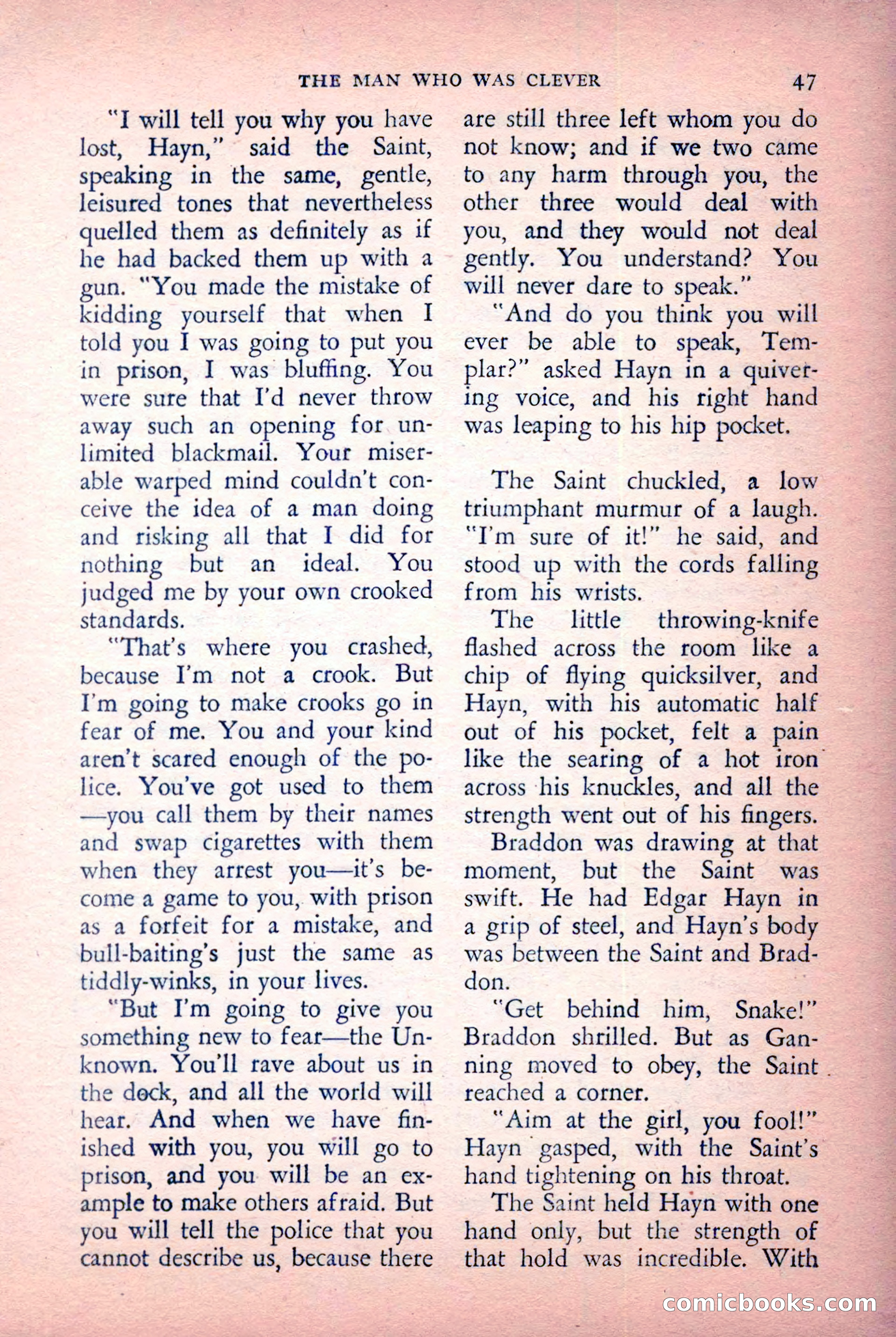 The Saint Detective Magazine, July 1956 — page 49 of 148