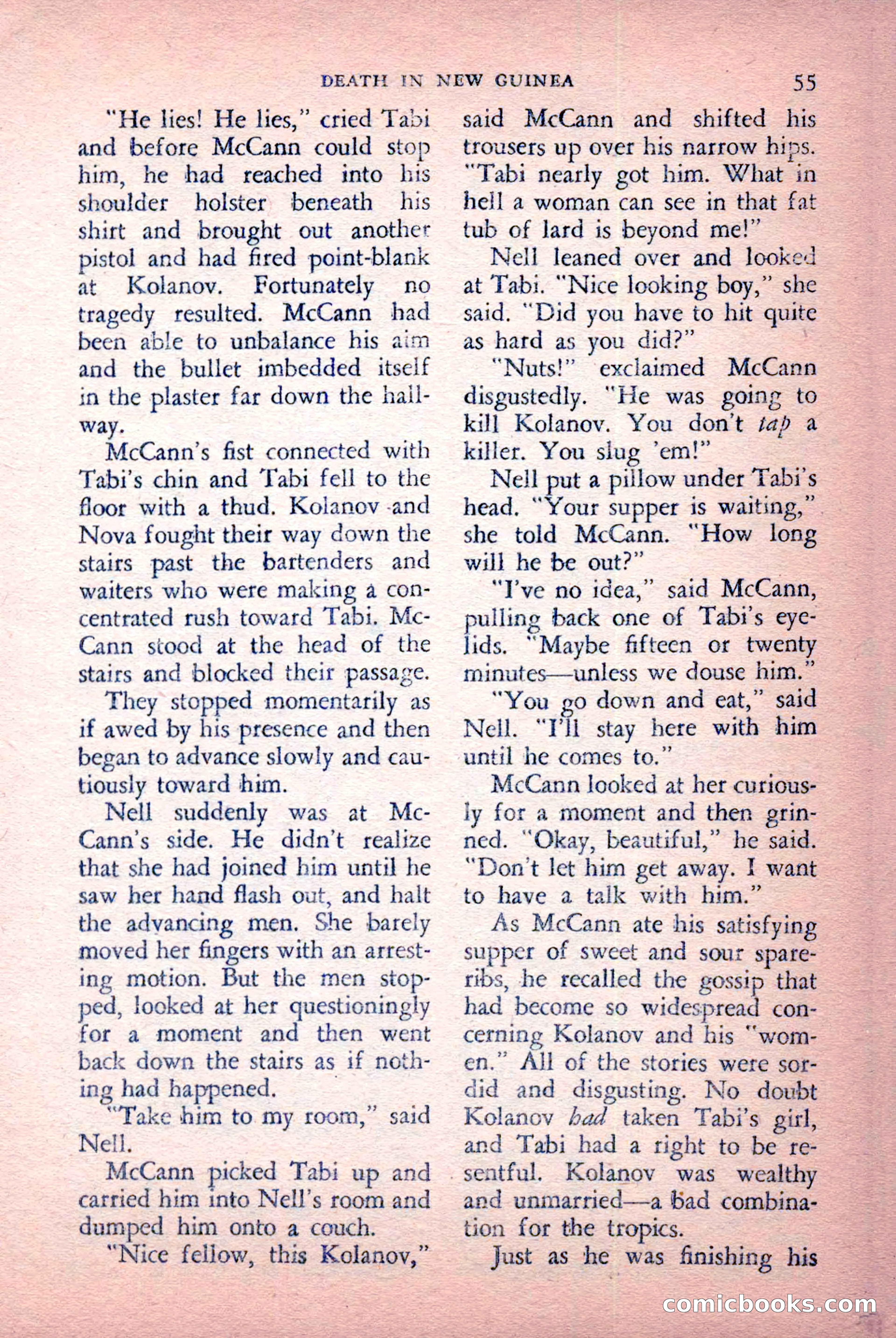 The Saint Detective Magazine, July 1956 — page 57 of 148