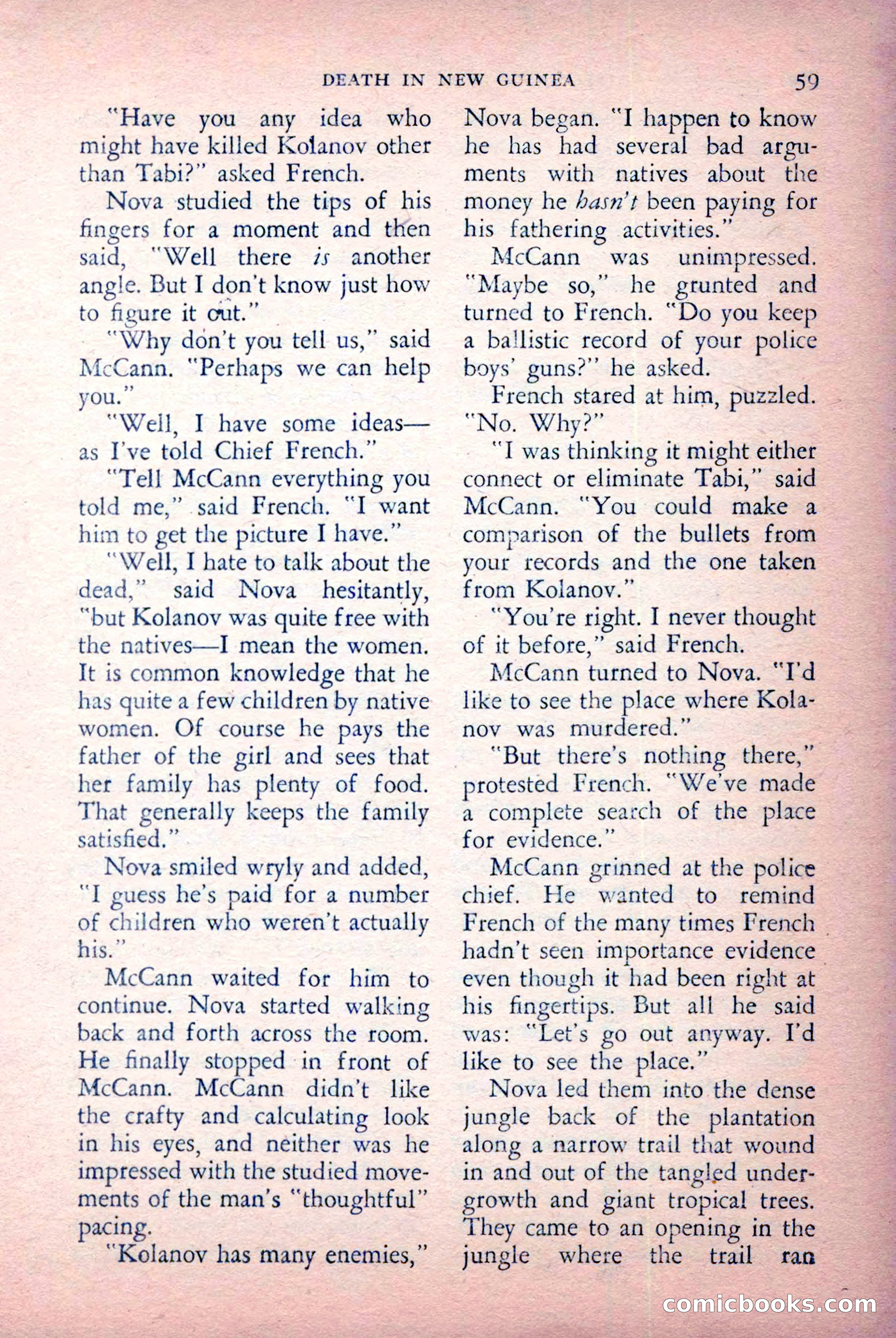 The Saint Detective Magazine, July 1956 — page 61 of 148