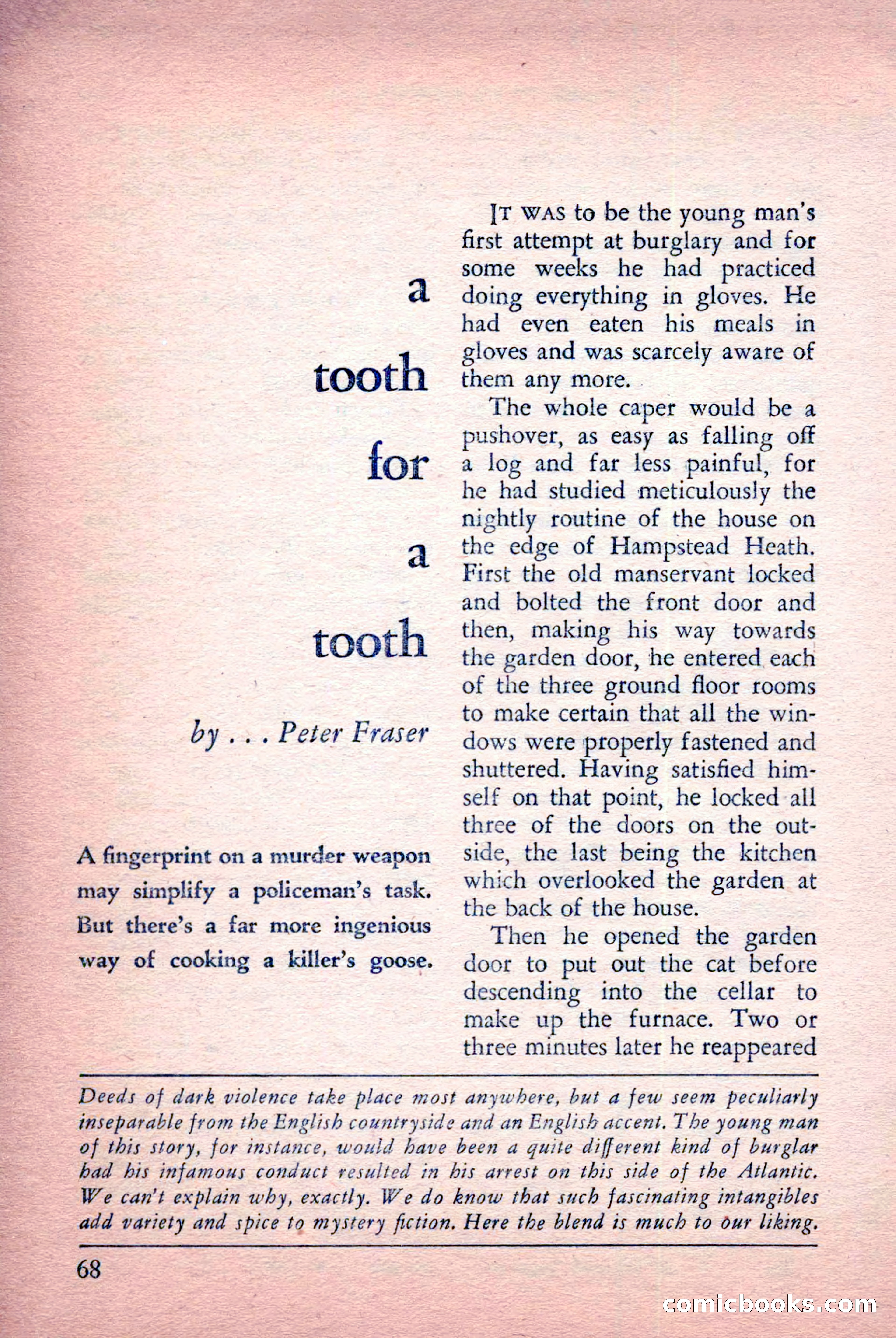The Saint Detective Magazine, July 1956 — page 70 of 148
