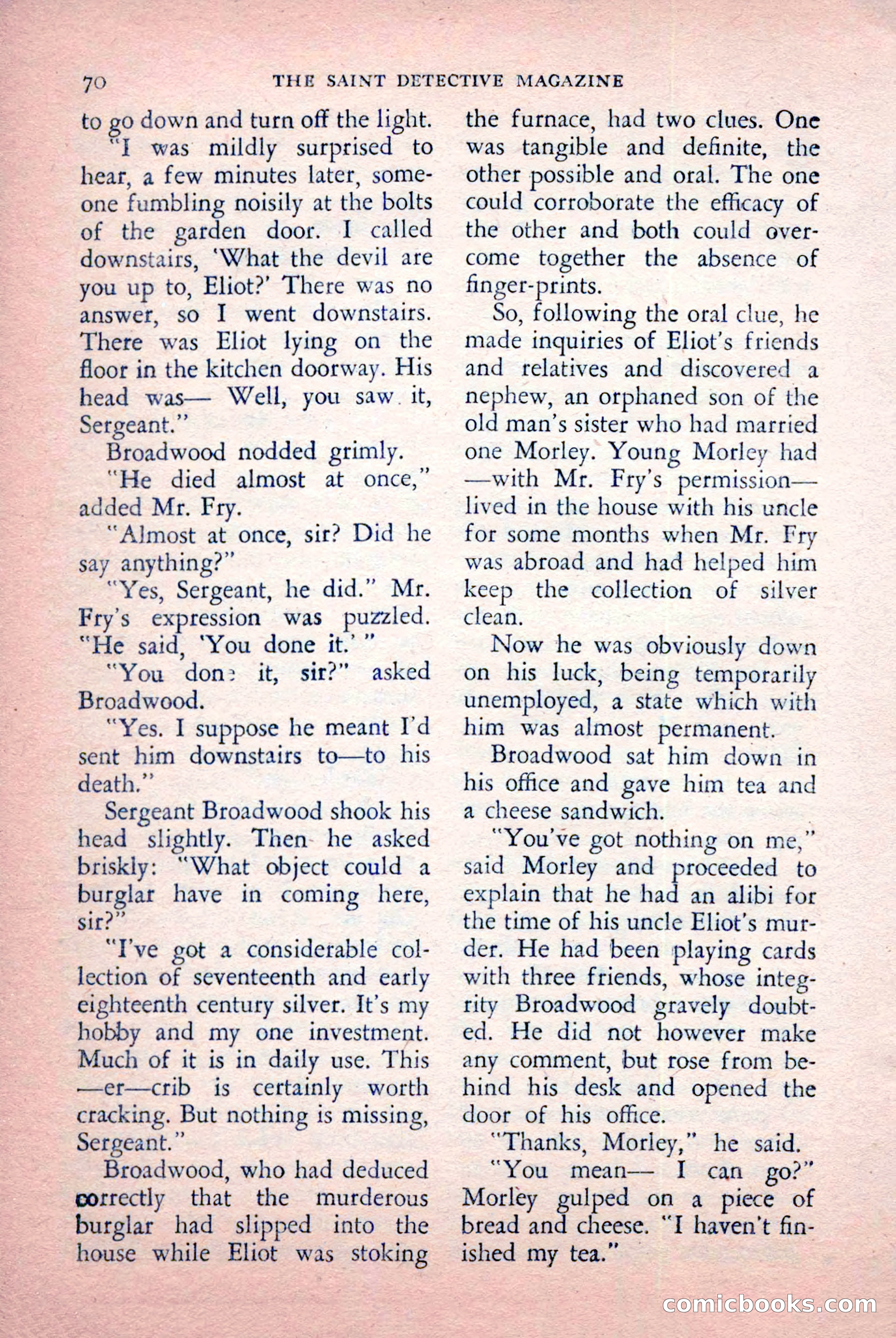 The Saint Detective Magazine, July 1956 — page 72 of 148