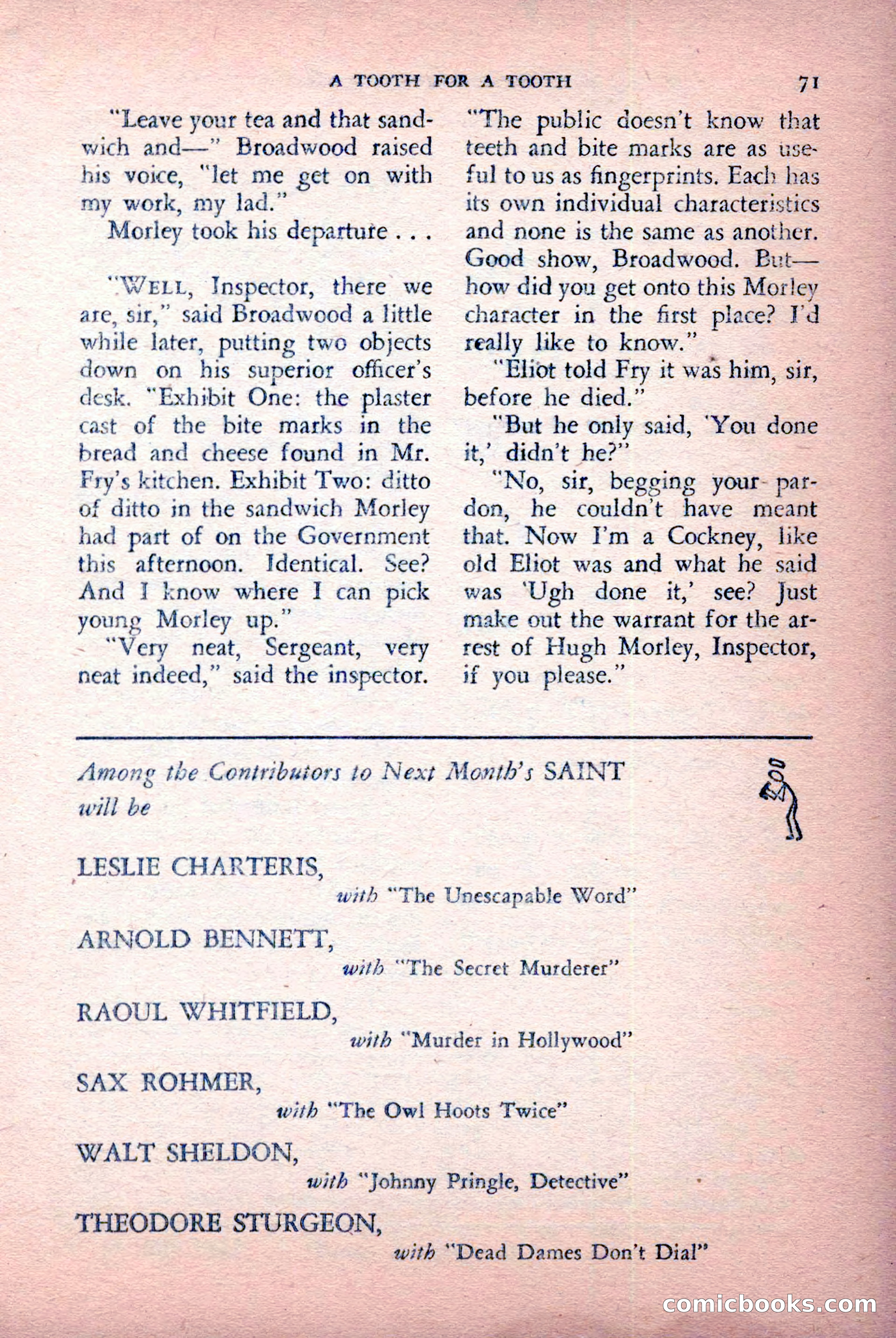 The Saint Detective Magazine, July 1956 — page 73 of 148