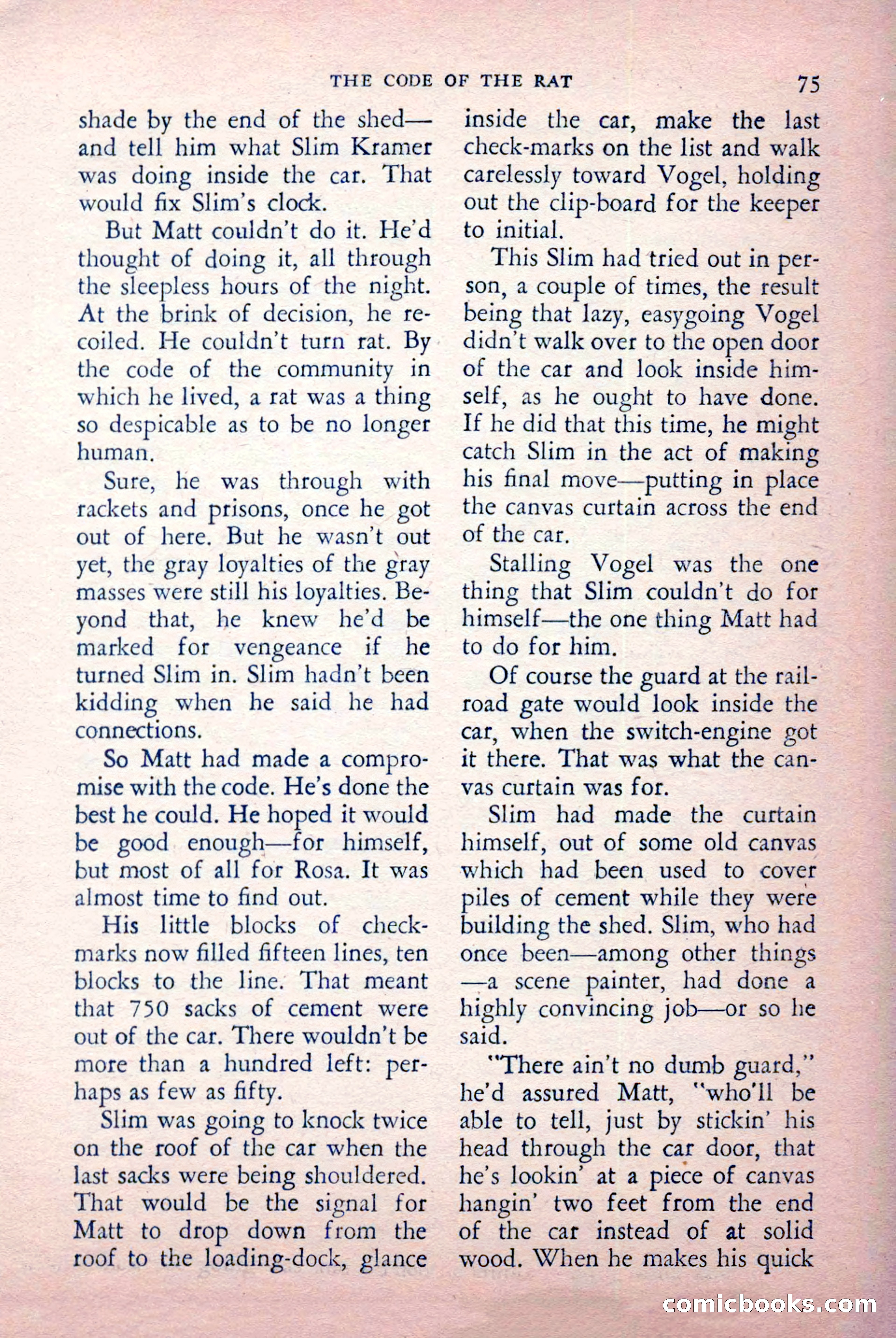 The Saint Detective Magazine, July 1956 — page 77 of 148