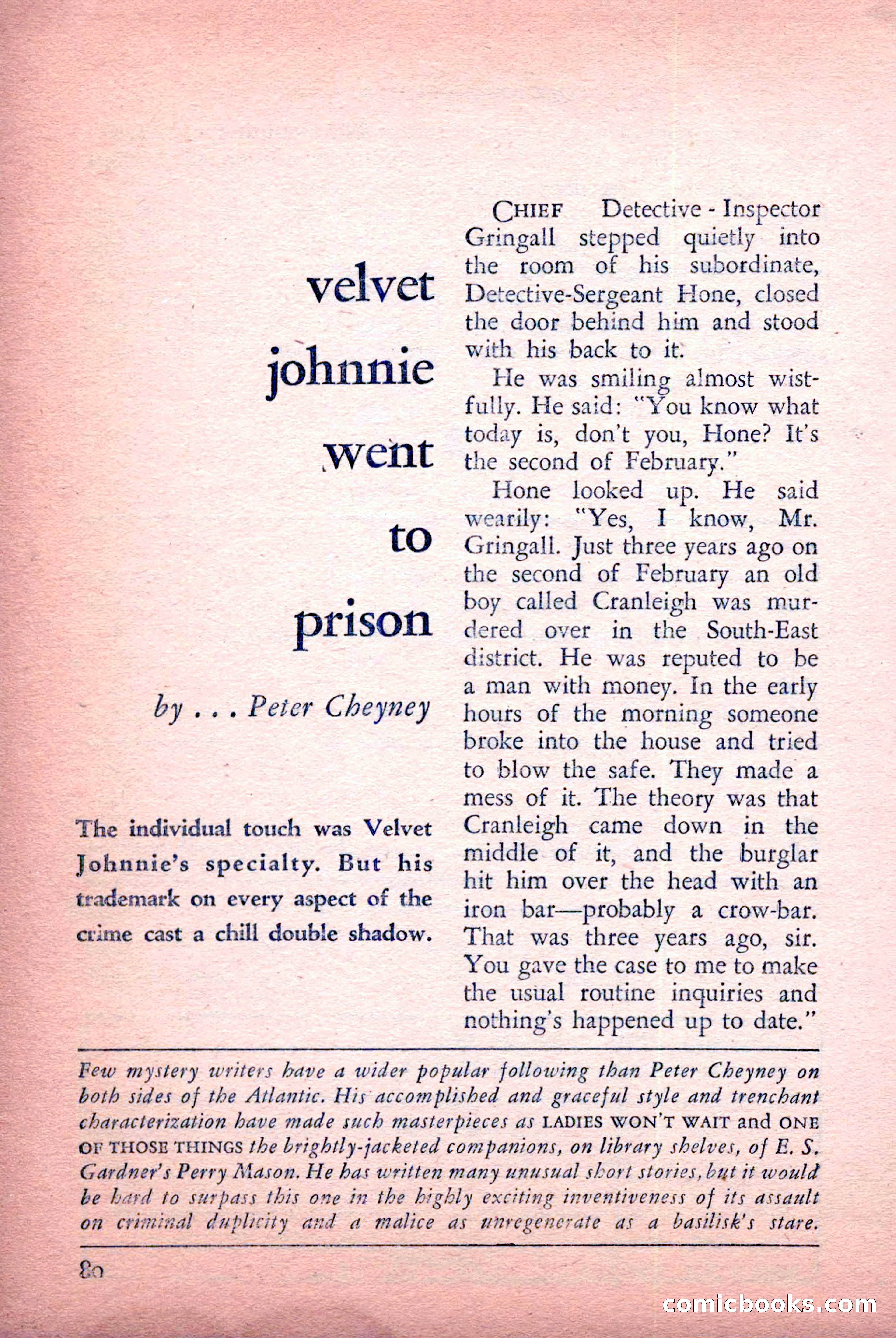 The Saint Detective Magazine, July 1956 — page 82 of 148