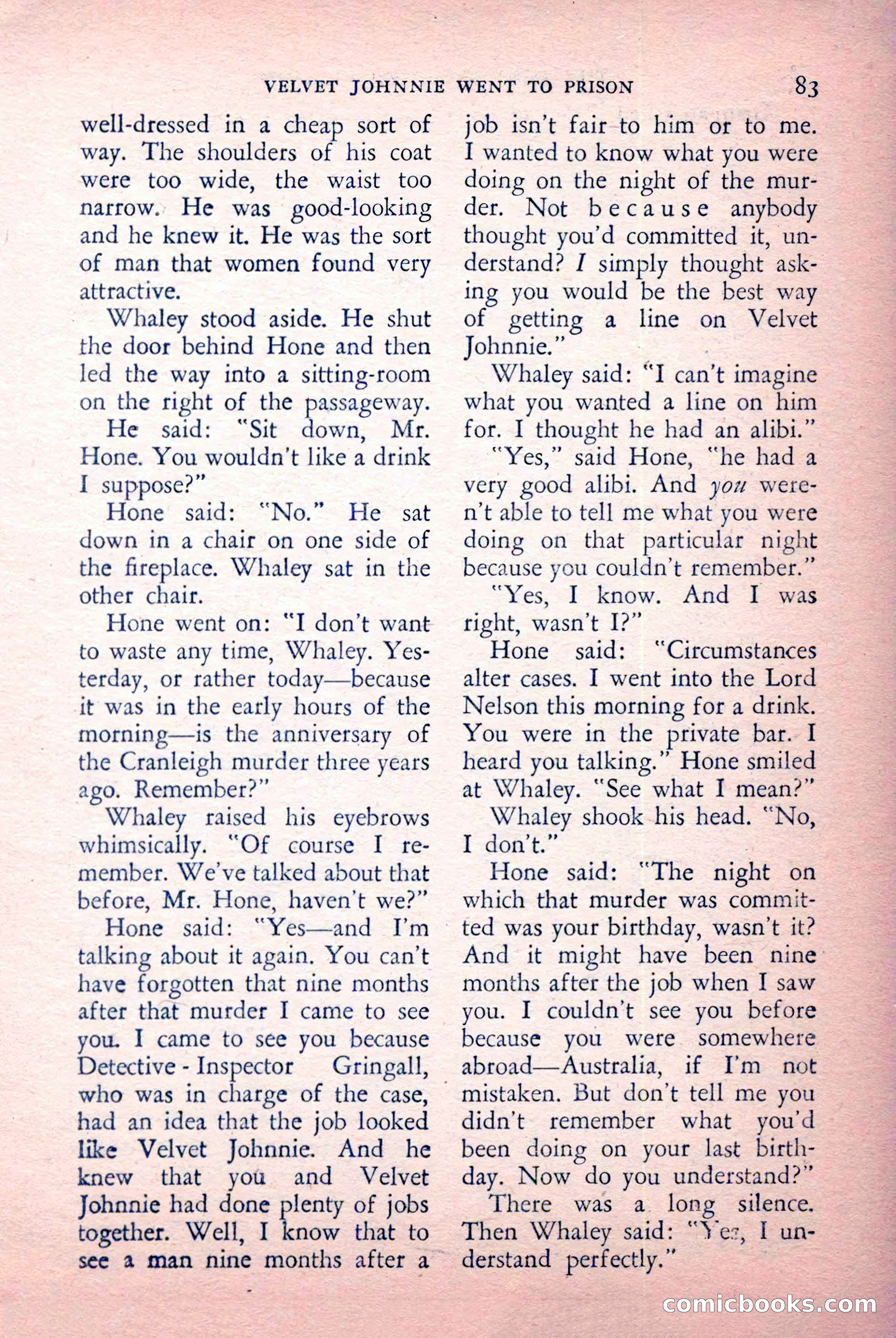 The Saint Detective Magazine, July 1956 — page 85 of 148