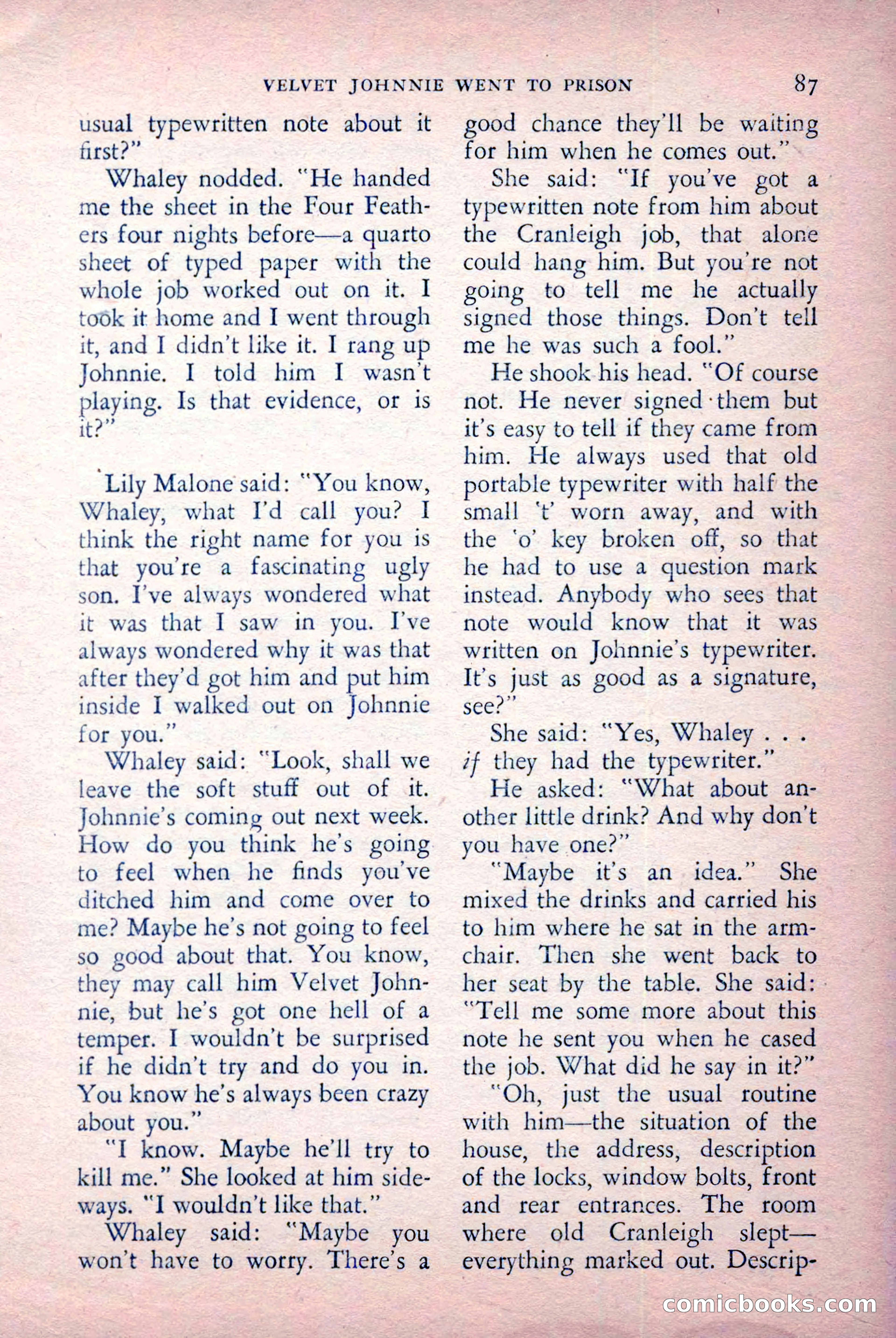 The Saint Detective Magazine, July 1956 — page 89 of 148