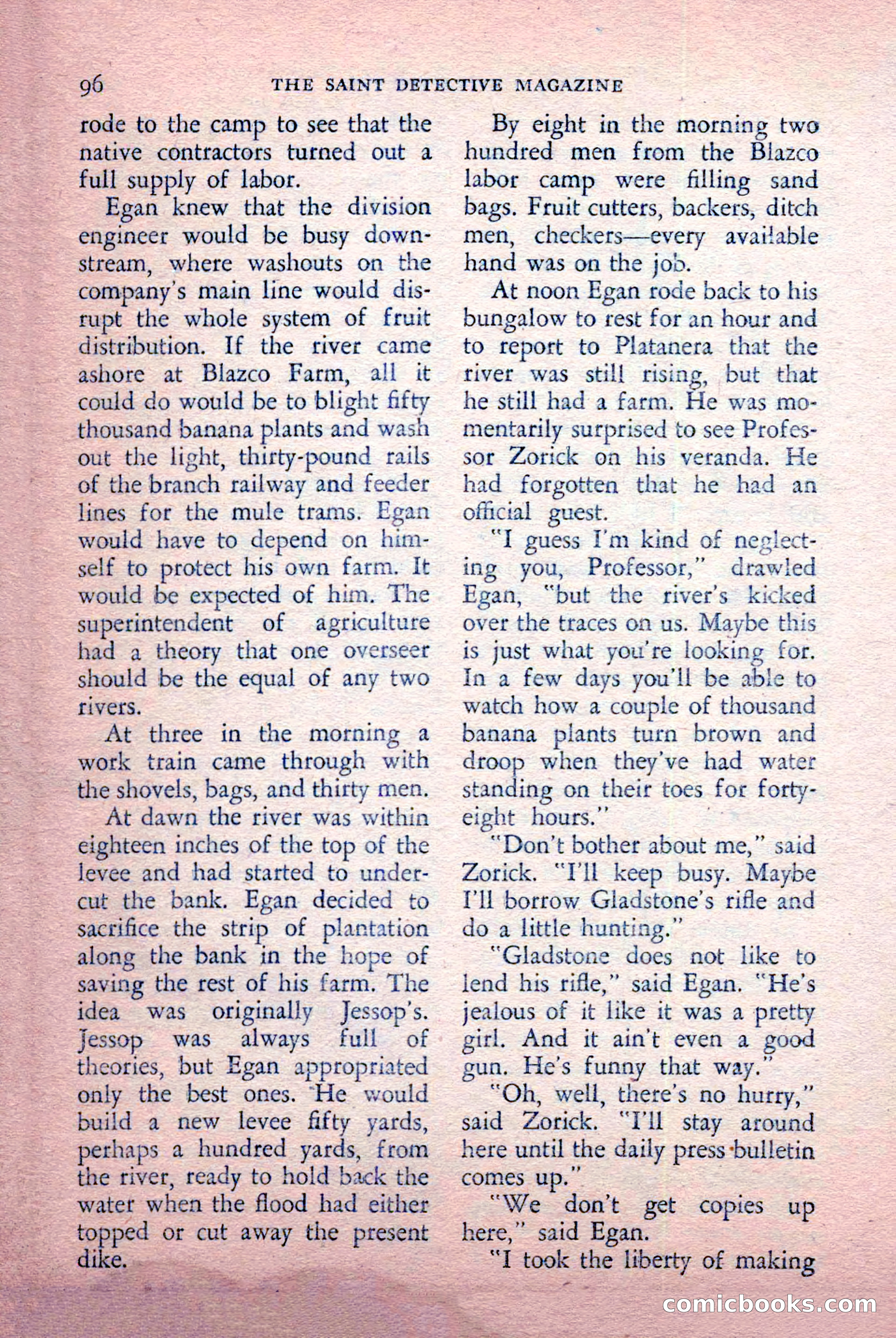 The Saint Detective Magazine, July 1956 — page 98 of 148