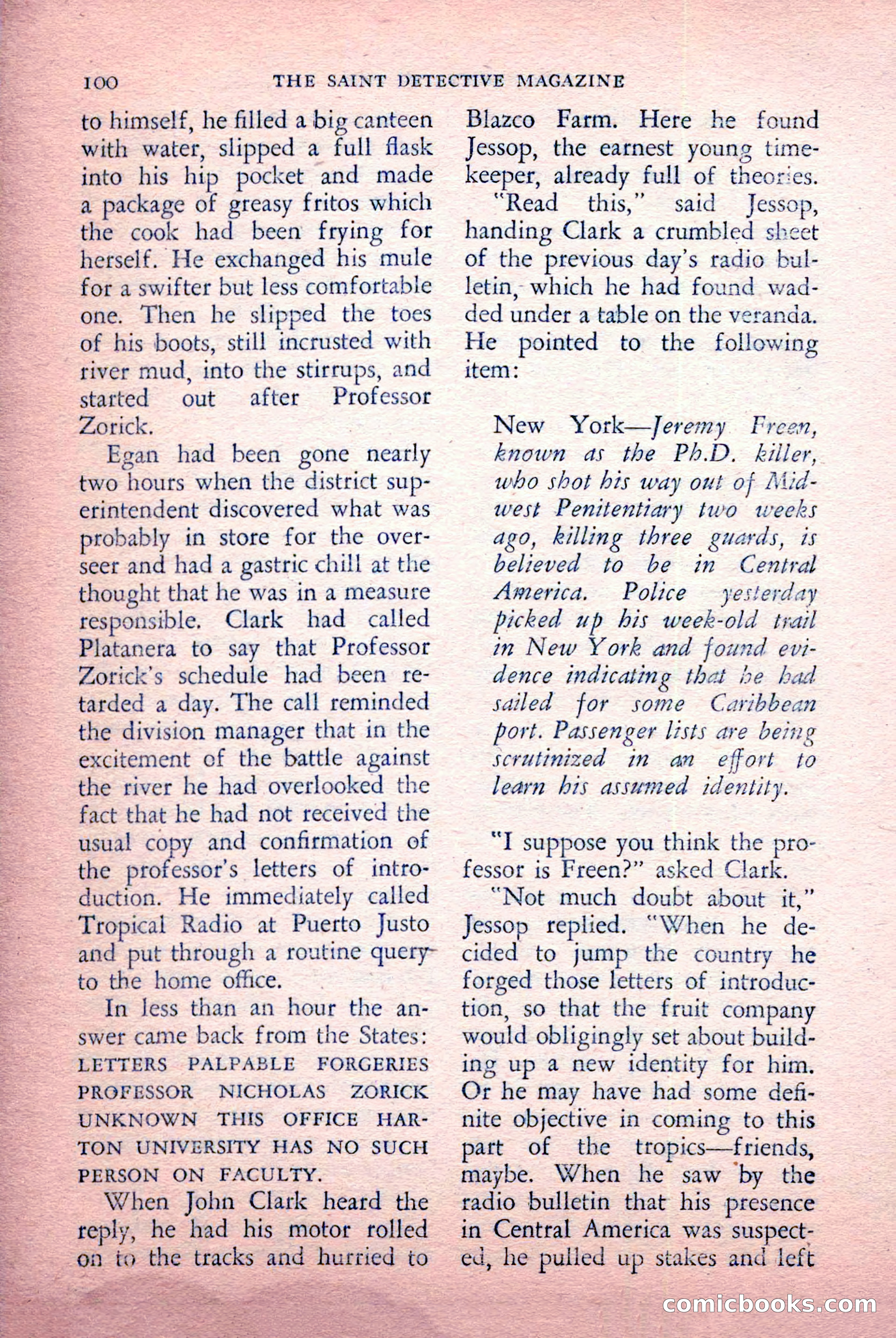 The Saint Detective Magazine, July 1956 — page 102 of 148