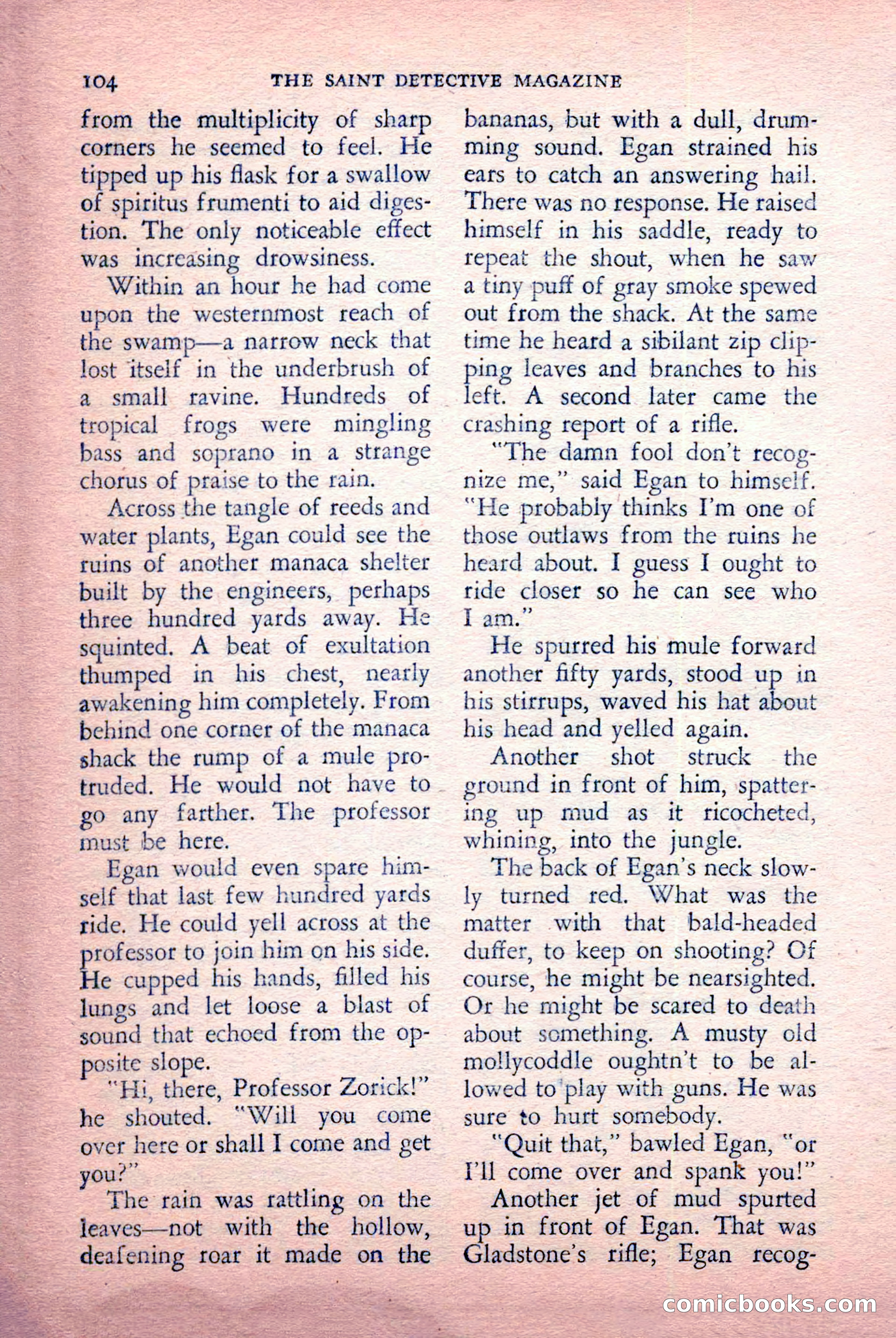 The Saint Detective Magazine, July 1956 — page 106 of 148