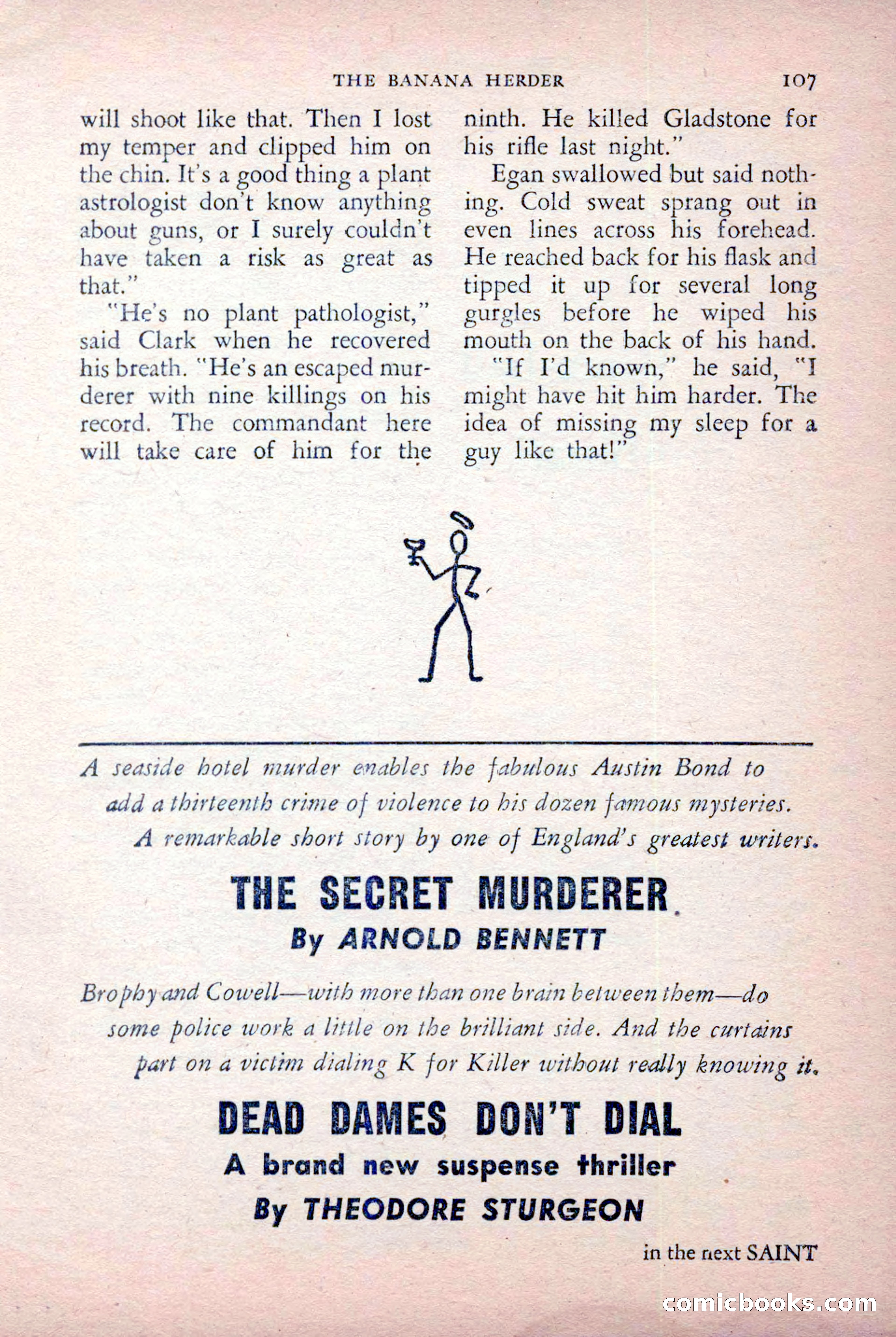 The Saint Detective Magazine, July 1956 — page 109 of 148