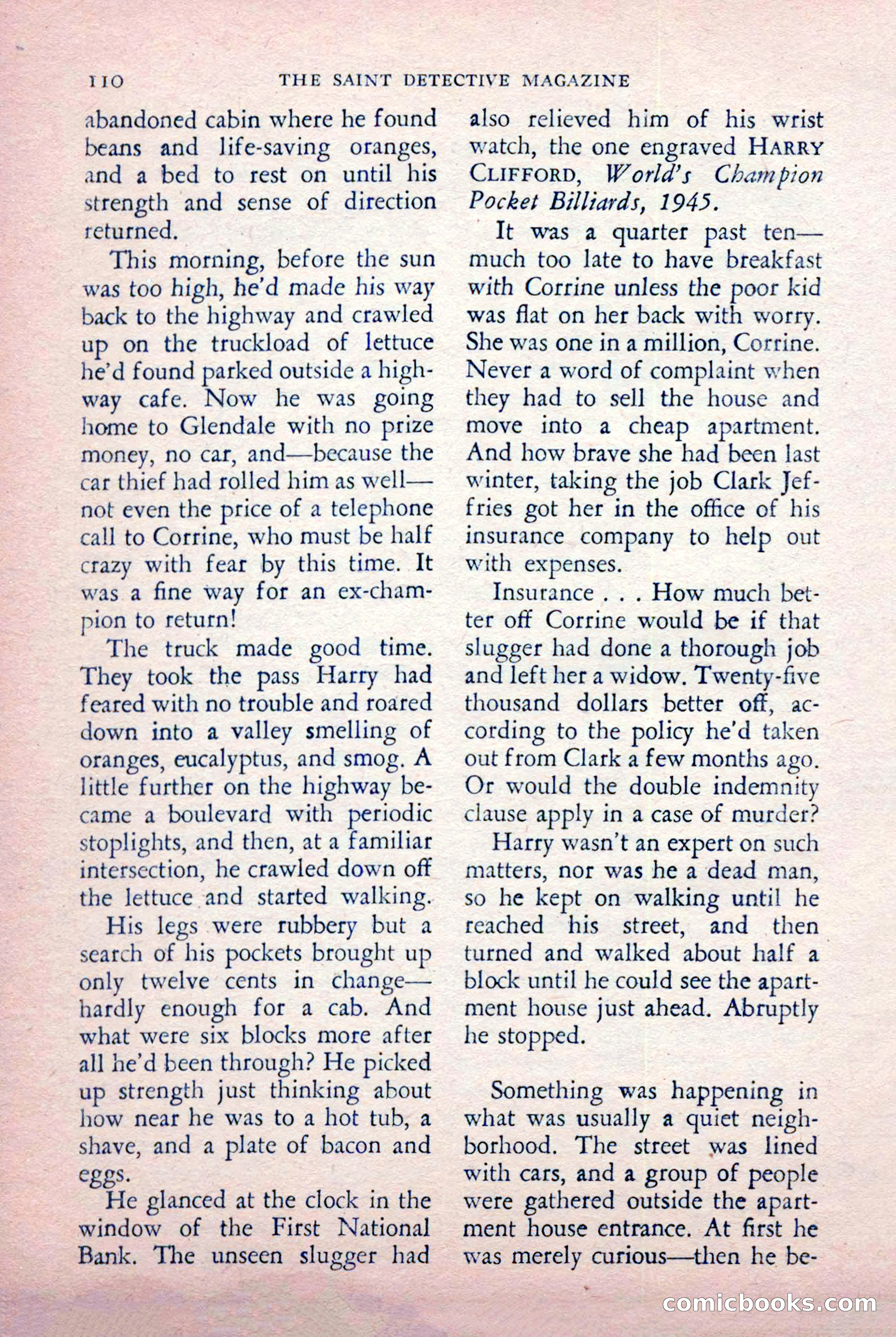 The Saint Detective Magazine, July 1956 — page 112 of 148