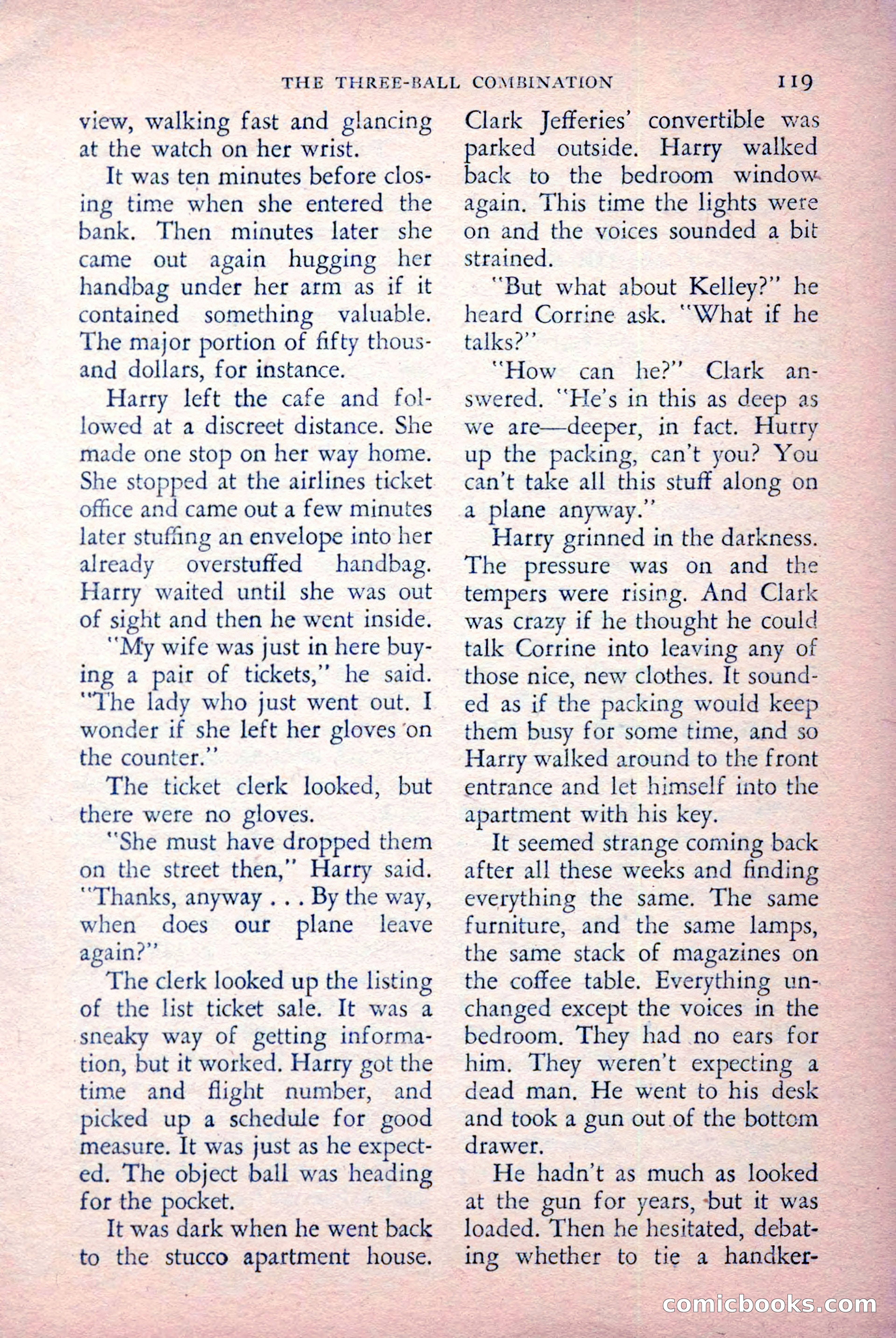 The Saint Detective Magazine, July 1956 — page 121 of 148