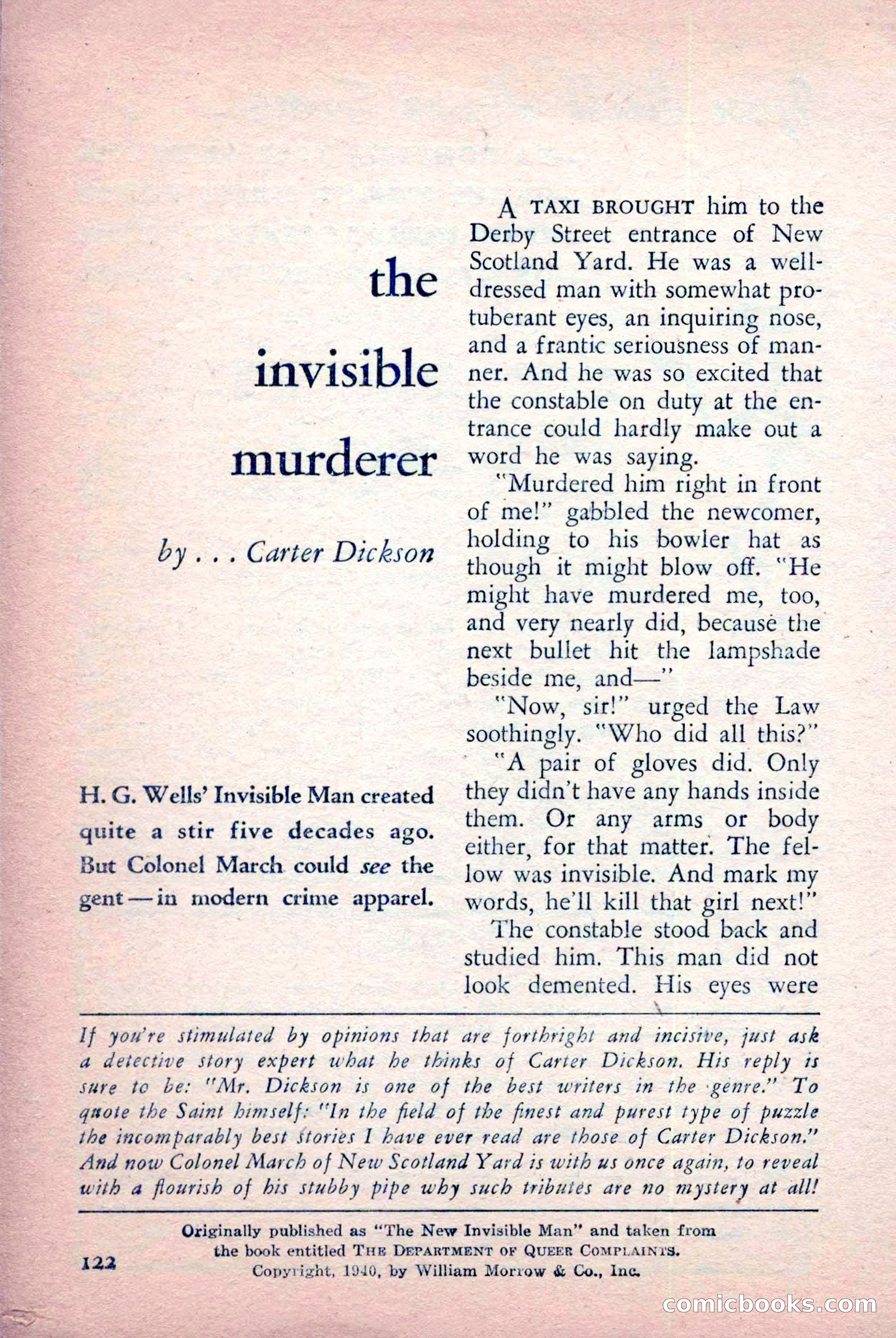 The Saint Detective Magazine, July 1956 — page 124 of 148