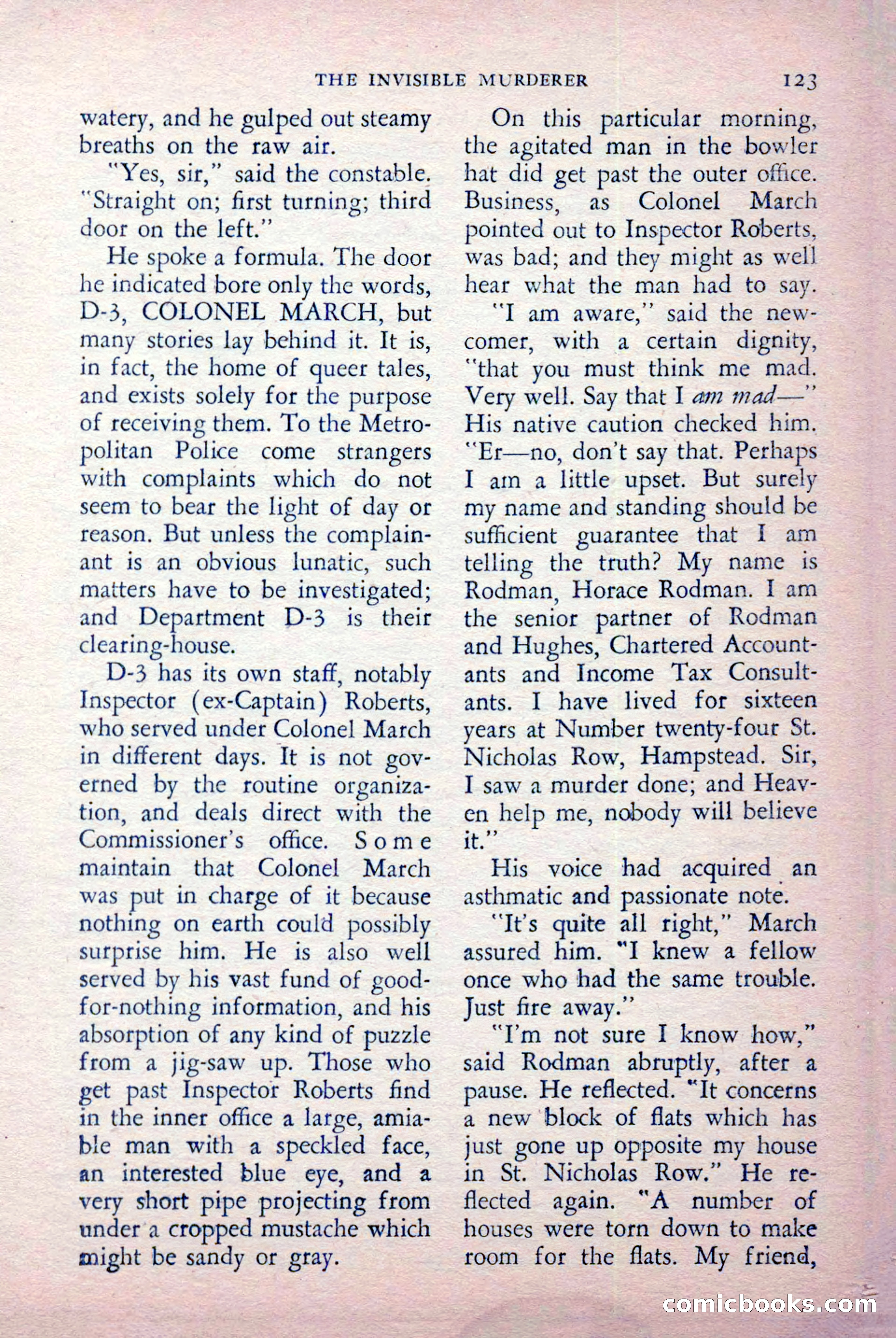 The Saint Detective Magazine, July 1956 — page 125 of 148