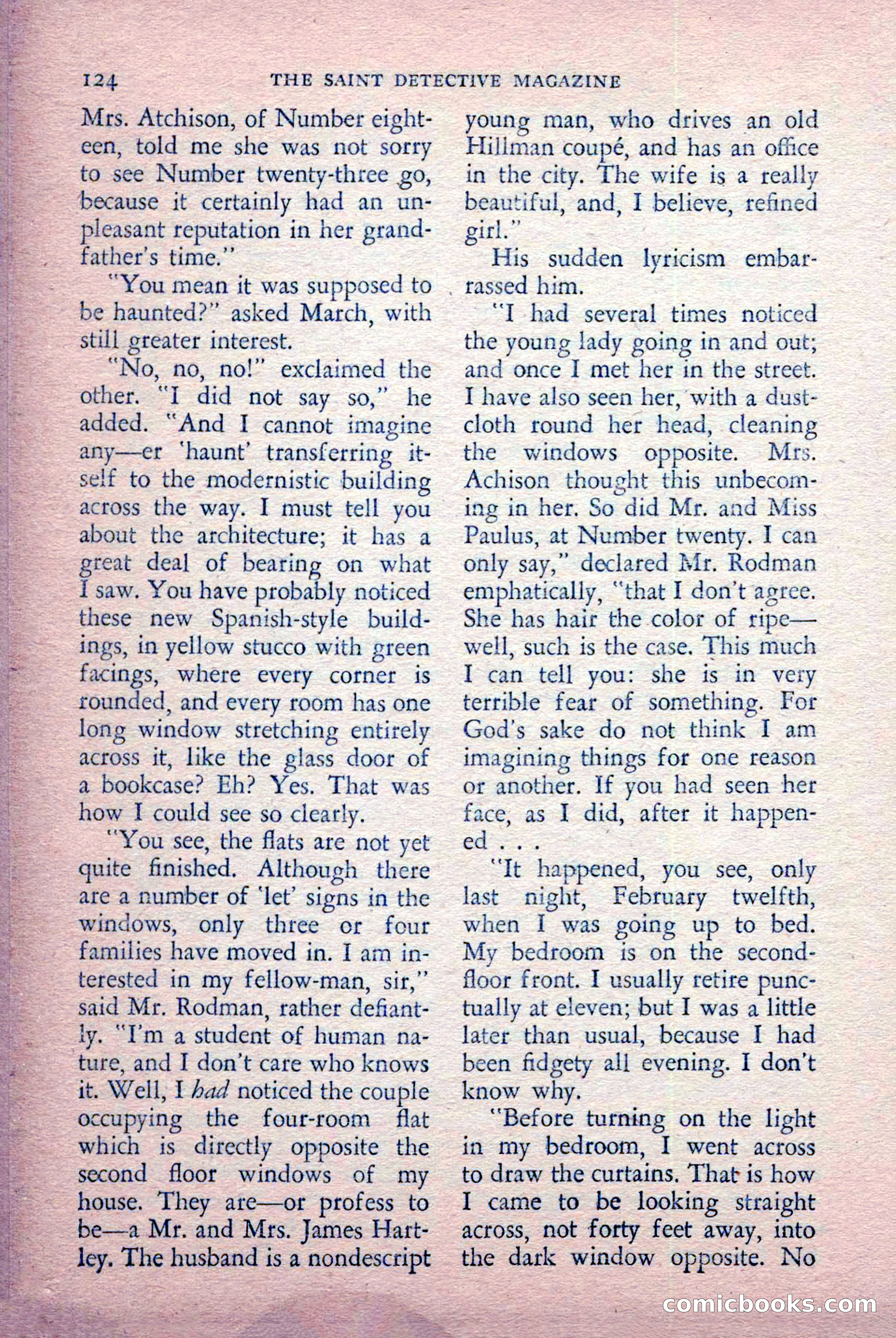The Saint Detective Magazine, July 1956 — page 126 of 148
