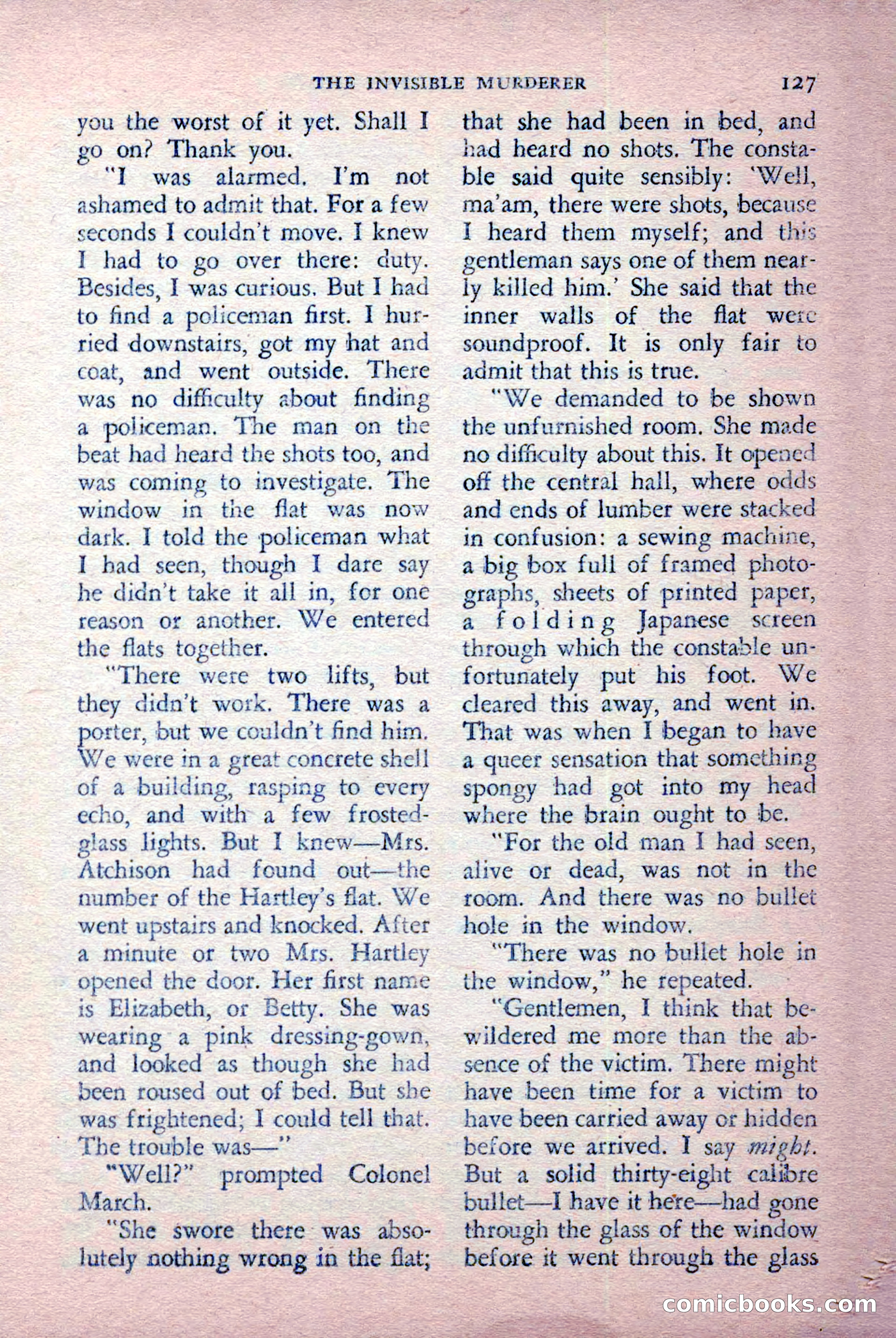 The Saint Detective Magazine, July 1956 — page 129 of 148