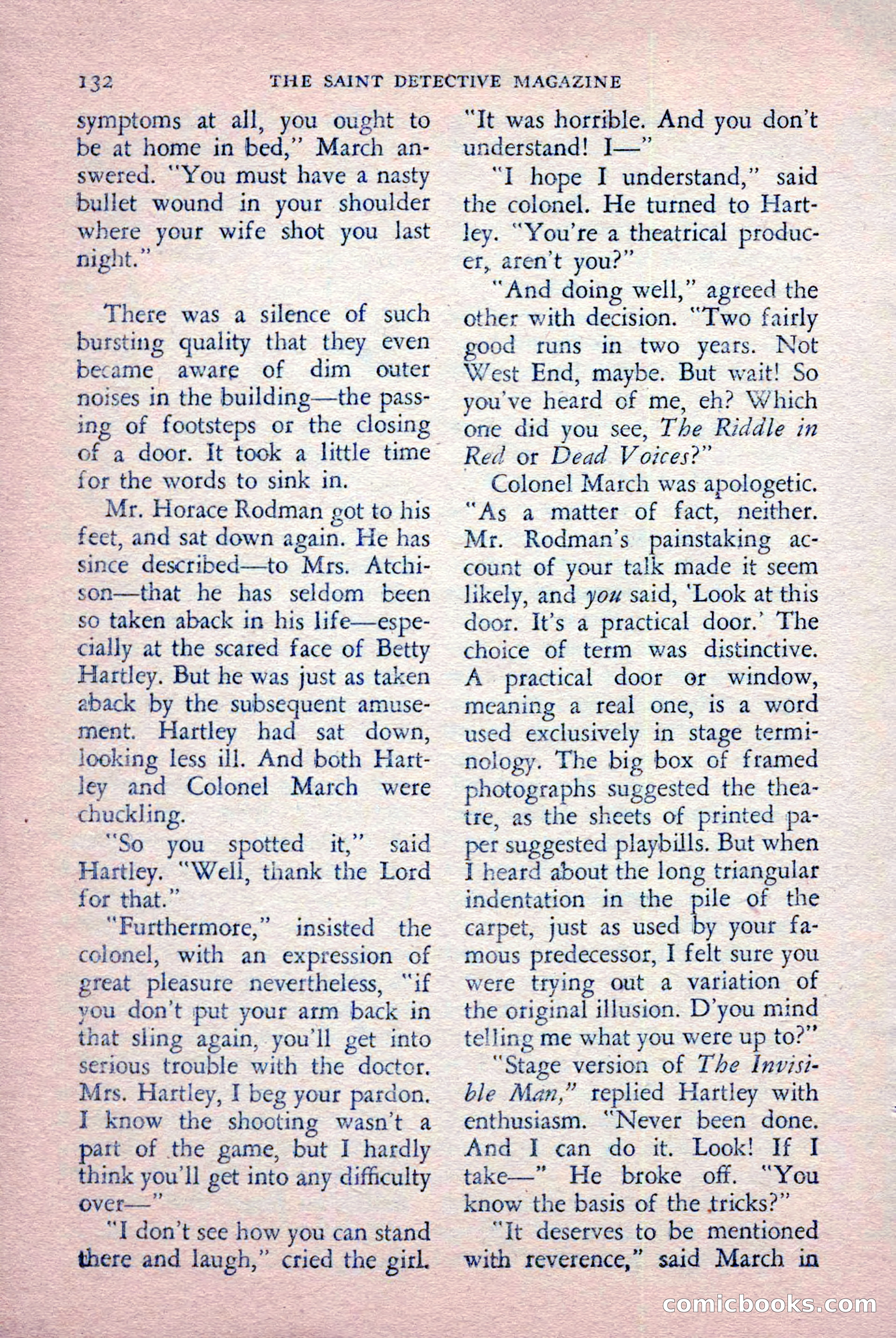 The Saint Detective Magazine, July 1956 — page 134 of 148