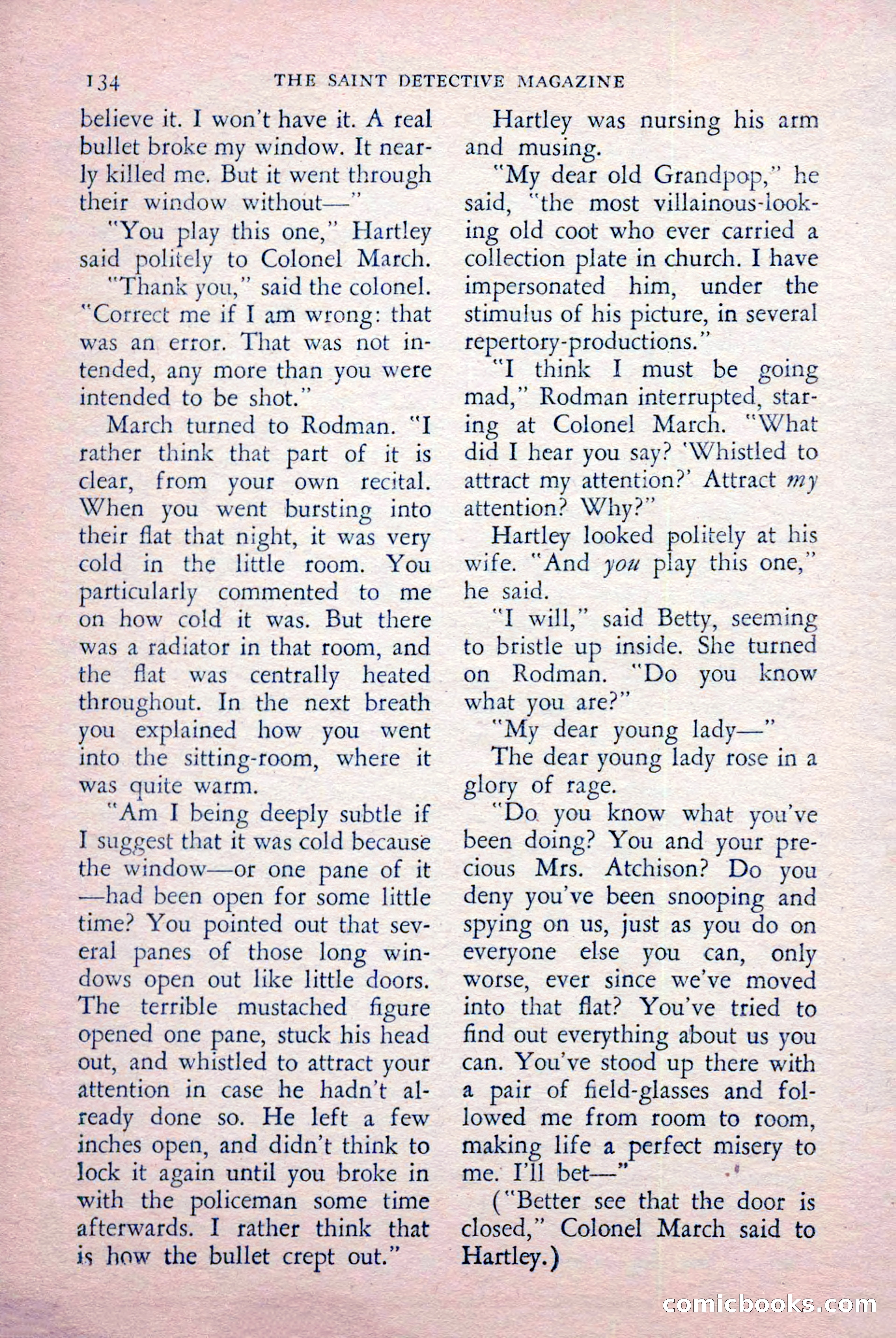 The Saint Detective Magazine, July 1956 — page 136 of 148
