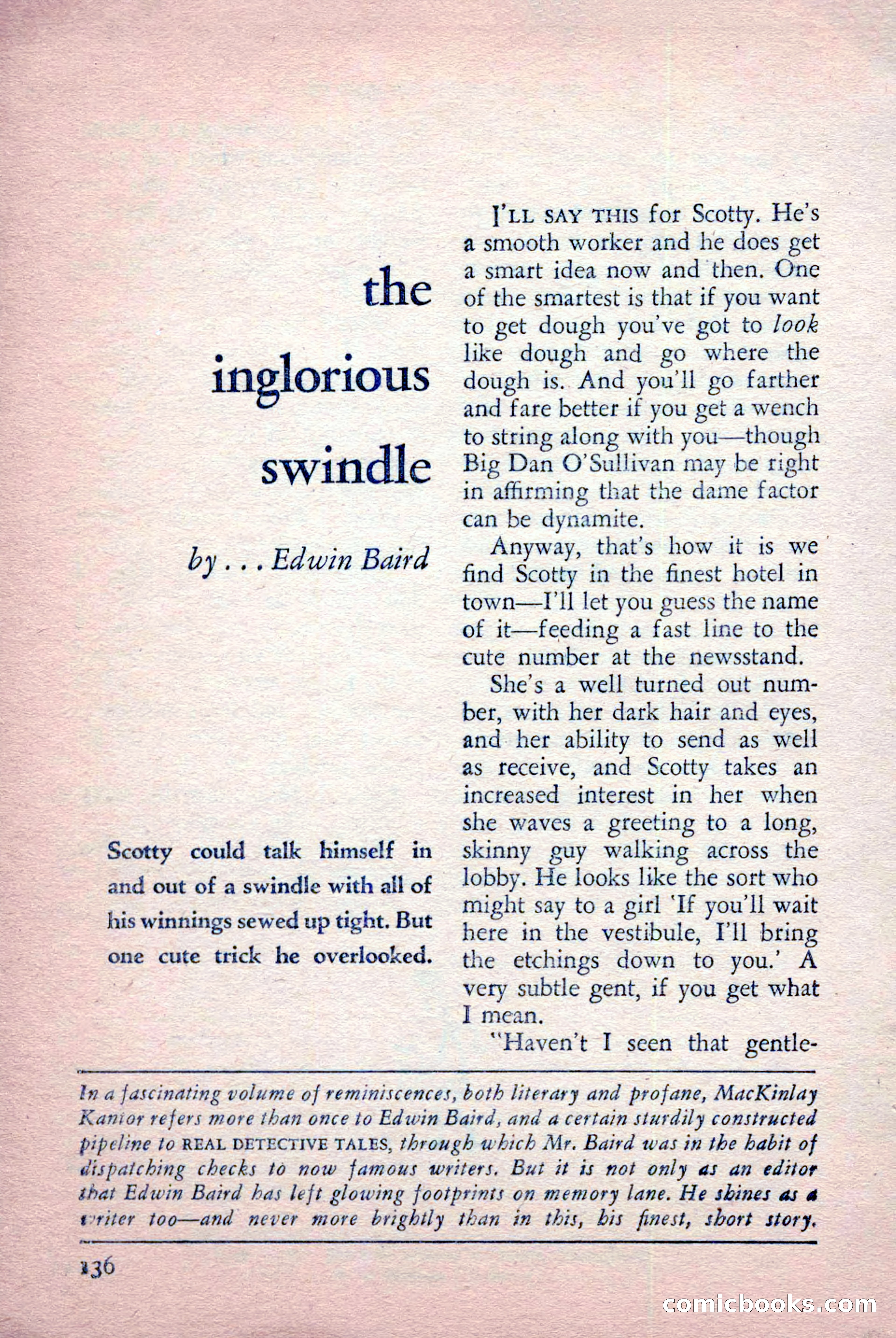The Saint Detective Magazine, July 1956 — page 138 of 148