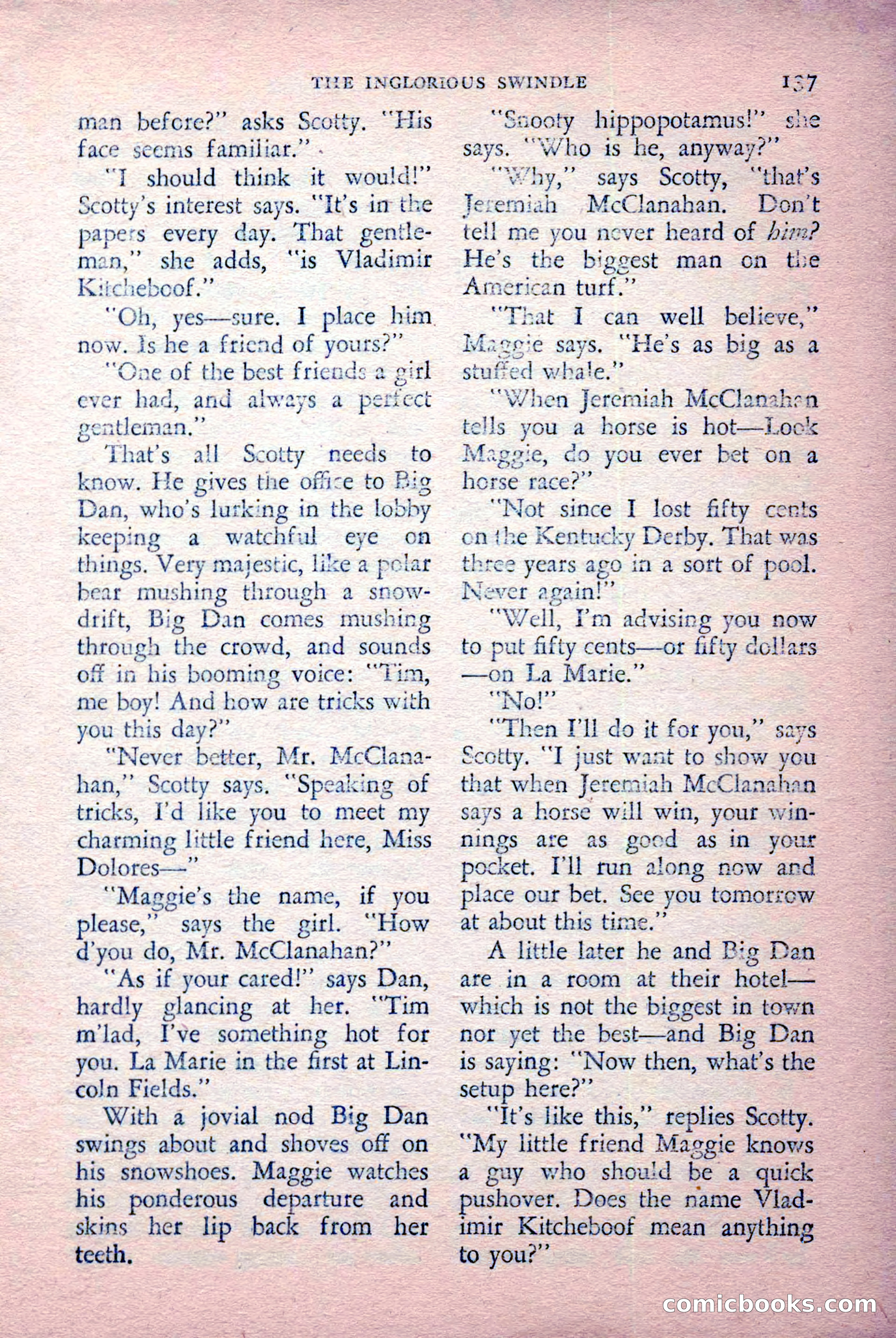 The Saint Detective Magazine, July 1956 — page 139 of 148