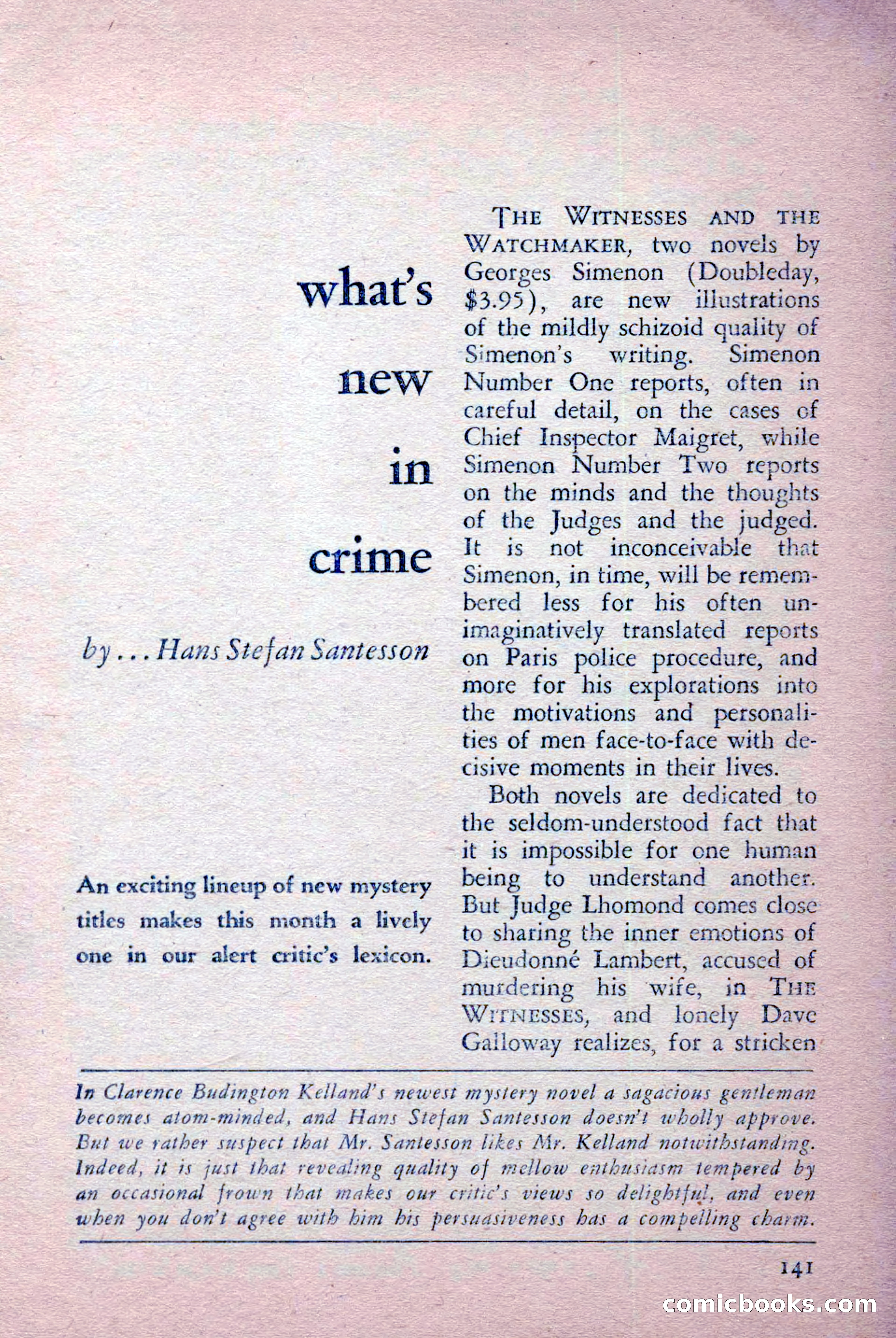 The Saint Detective Magazine, July 1956 — page 143 of 148
