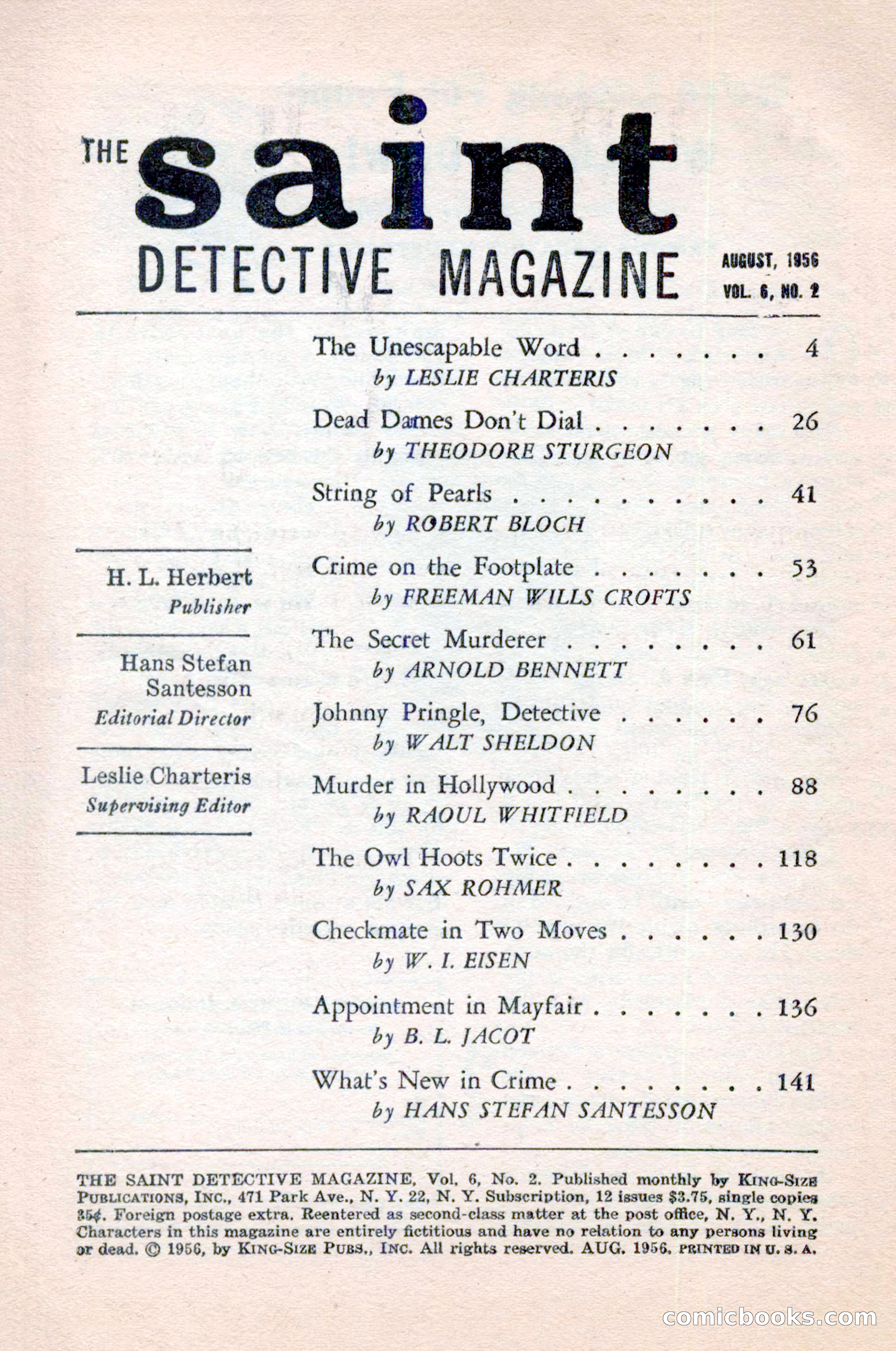 The Saint Detective Magazine — page 4 of 148