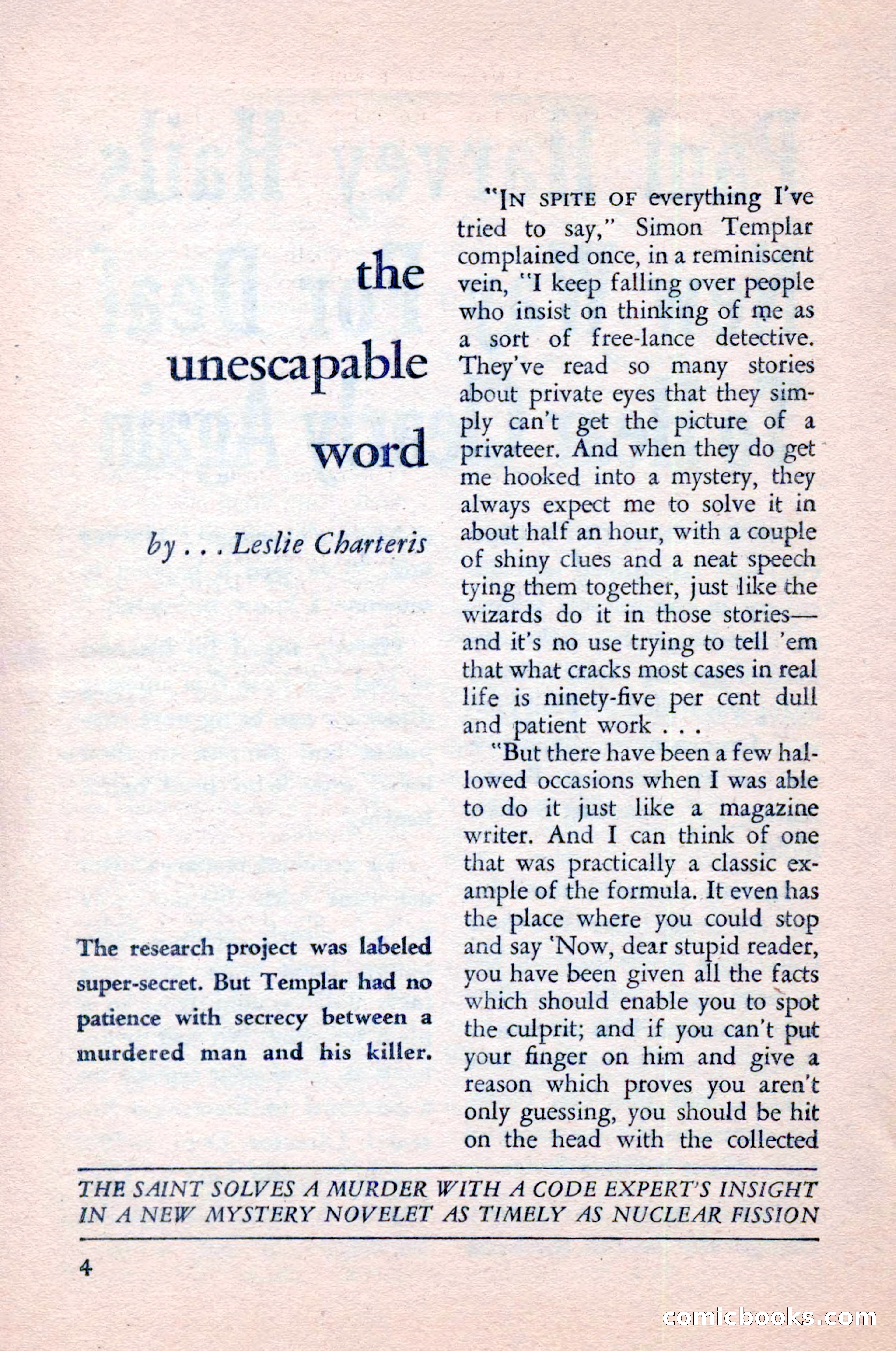 The Saint Detective Magazine — page 6 of 148
