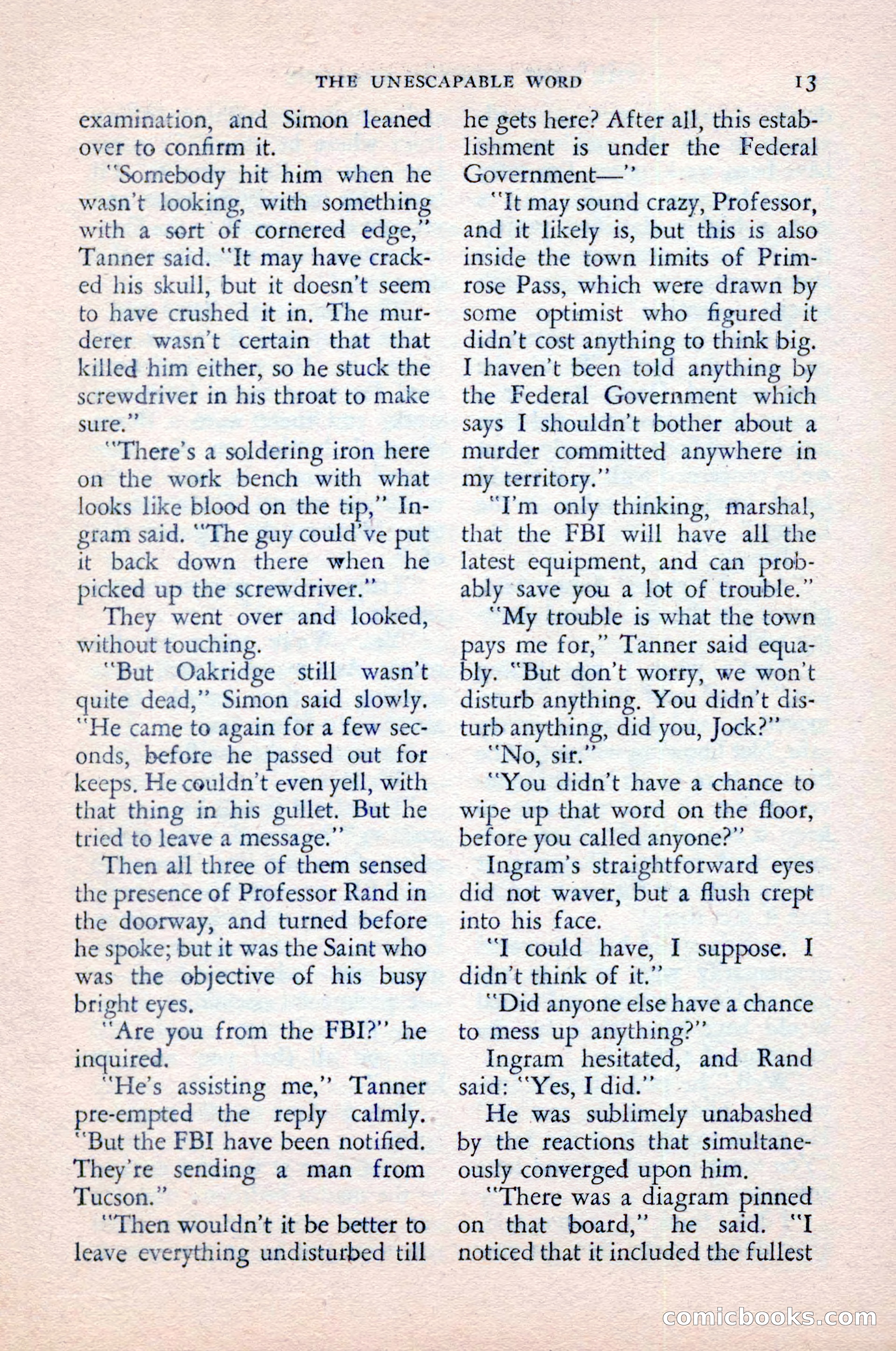 The Saint Detective Magazine — page 15 of 148