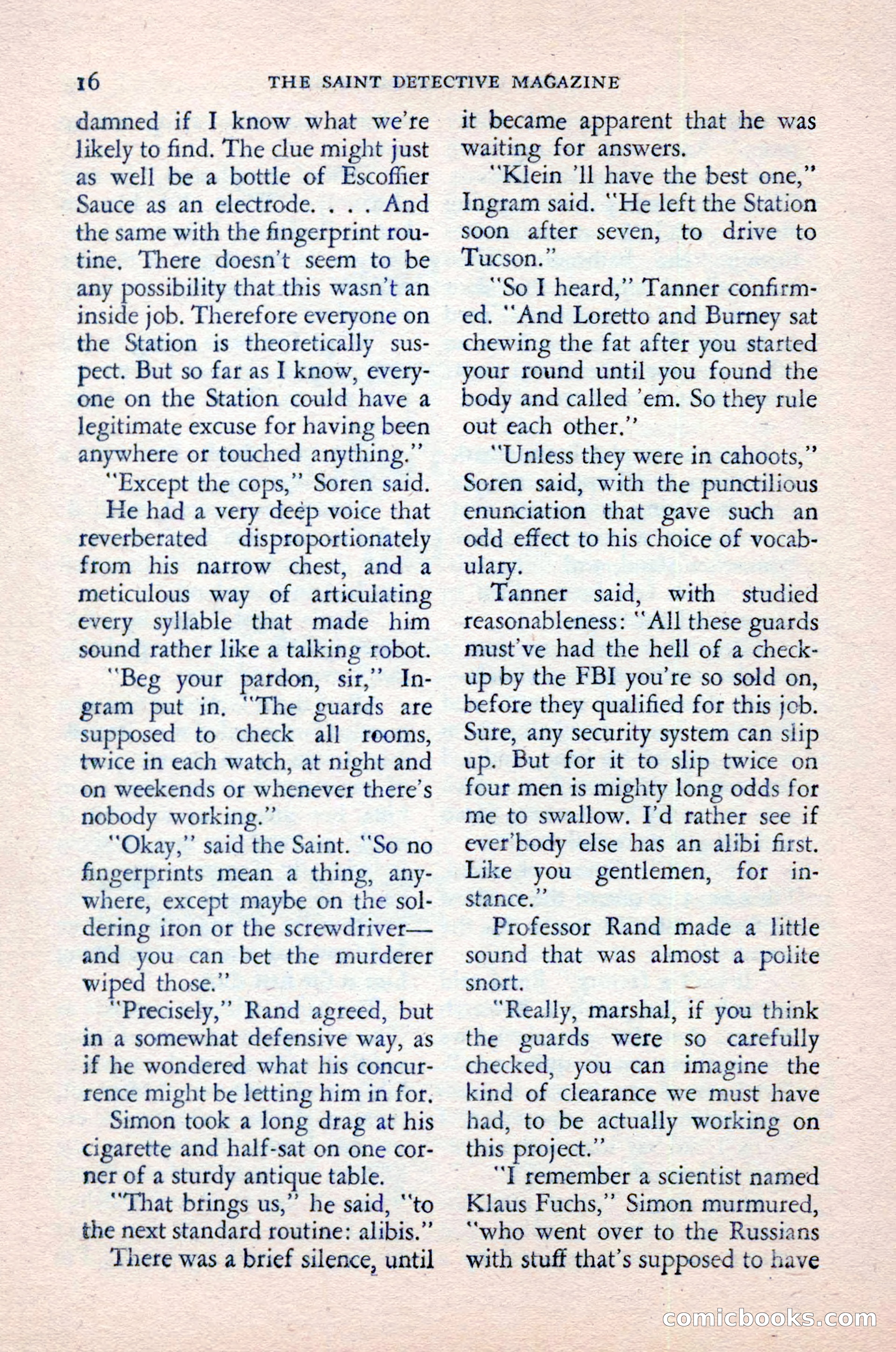 The Saint Detective Magazine — page 18 of 148