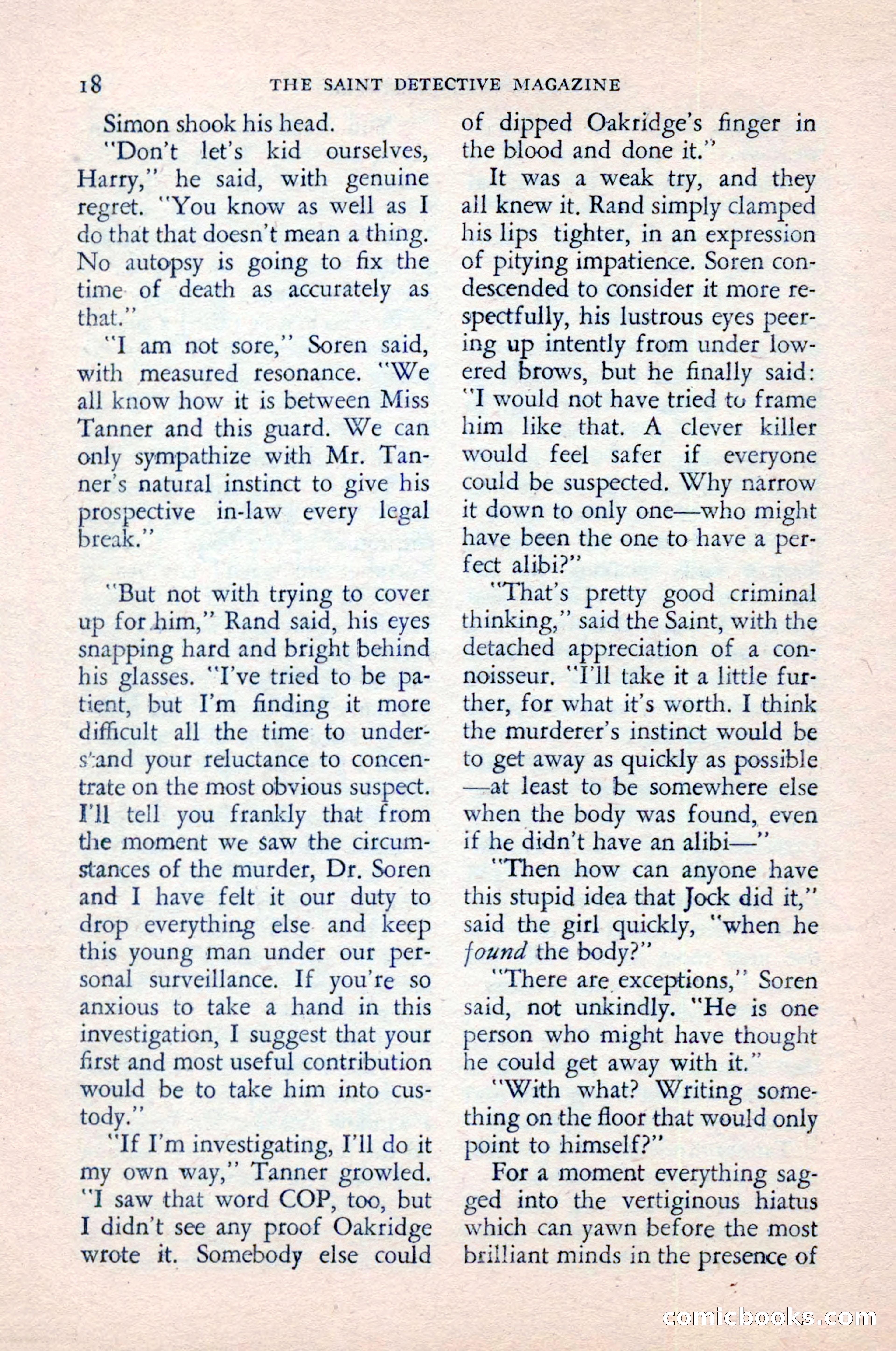 The Saint Detective Magazine — page 20 of 148