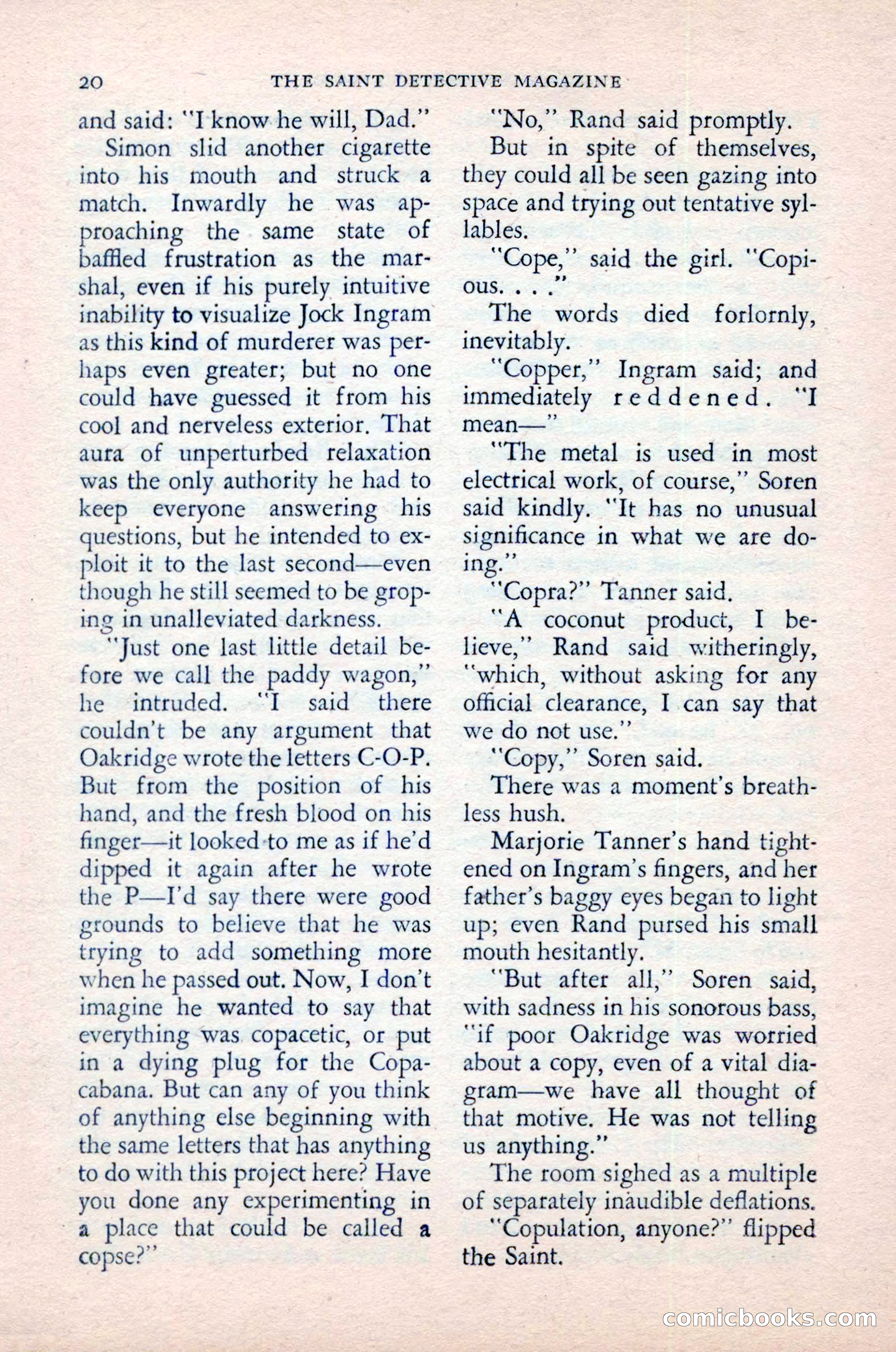 The Saint Detective Magazine — page 22 of 148