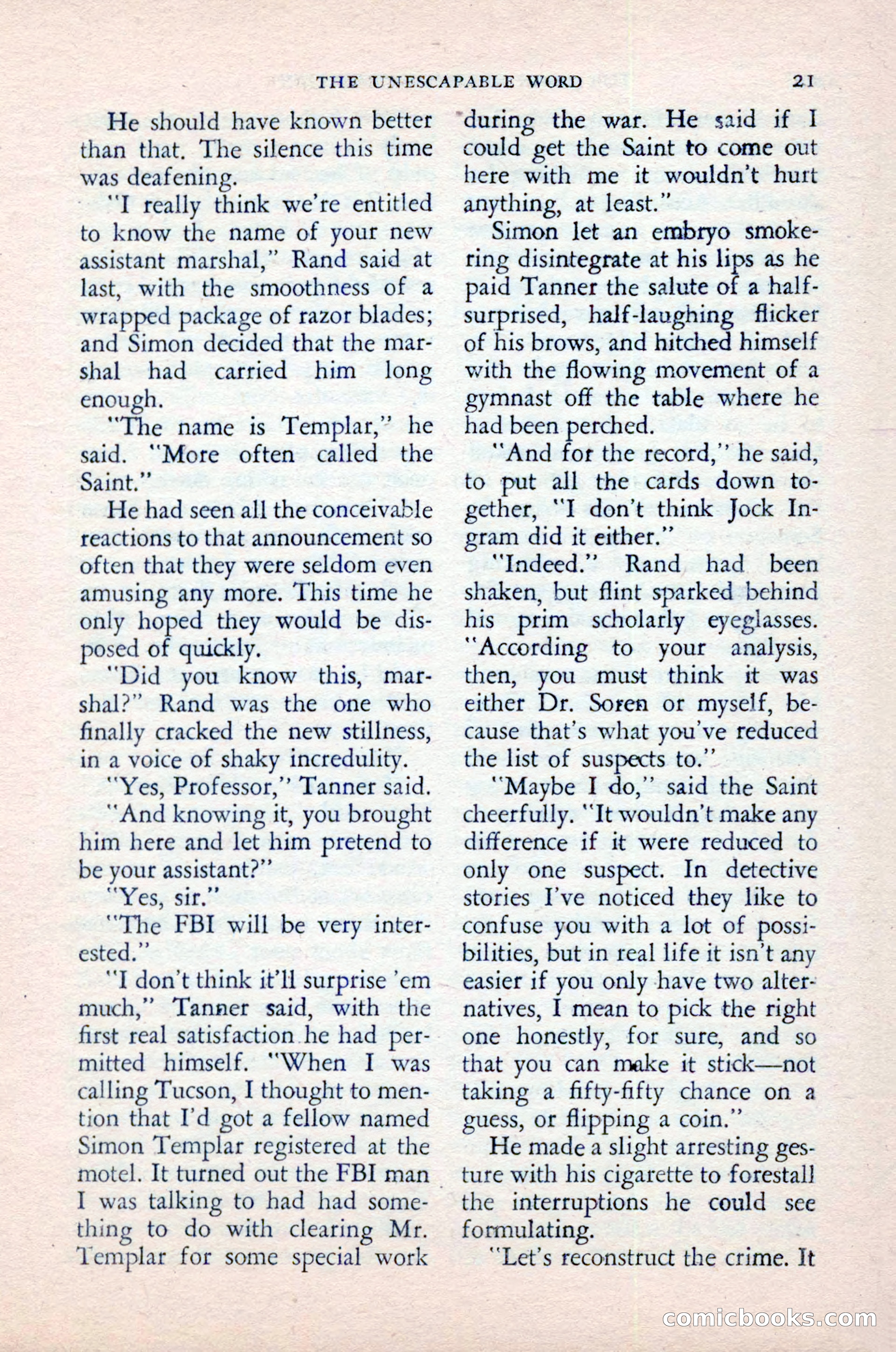 The Saint Detective Magazine — page 23 of 148
