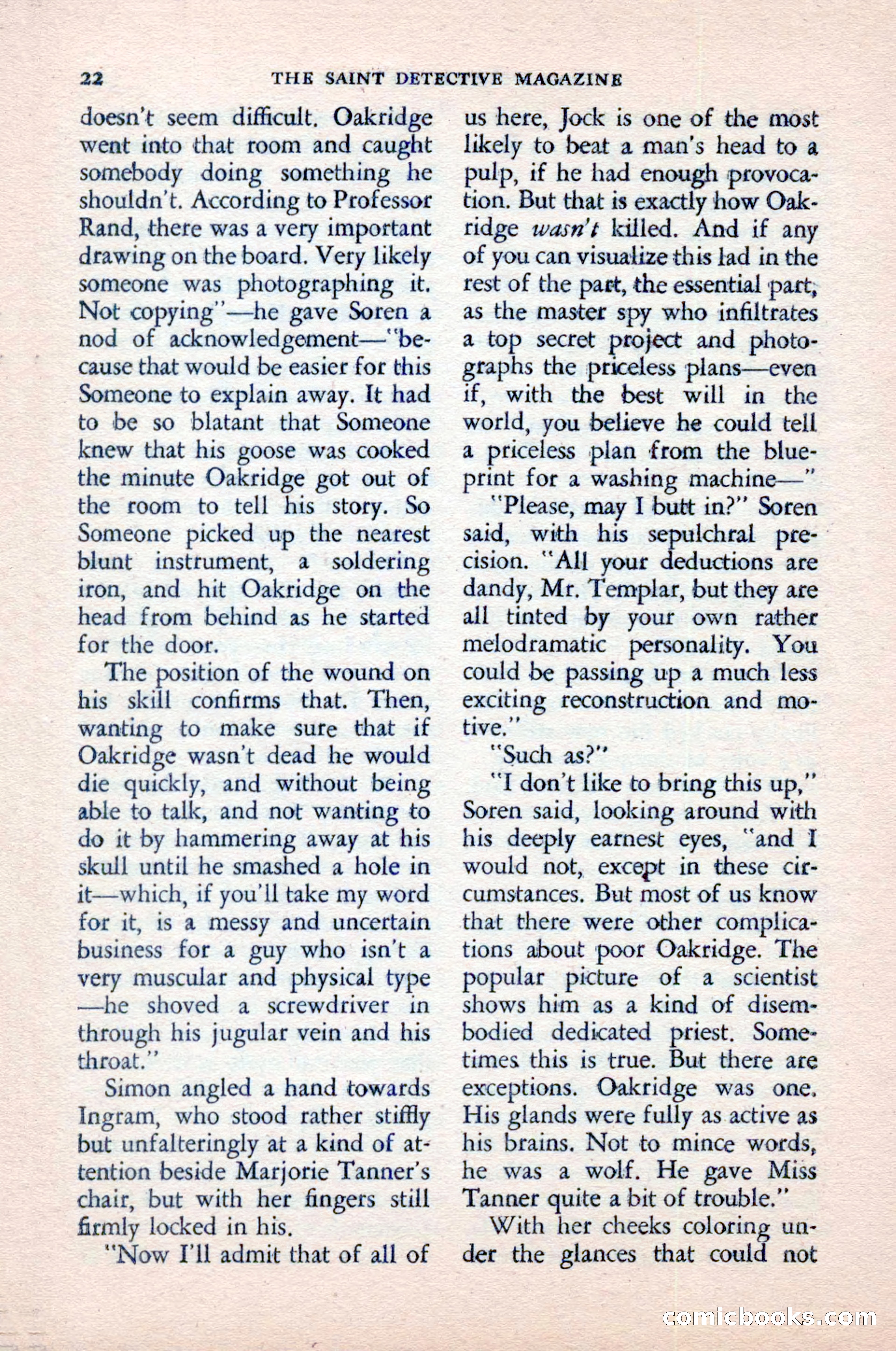 The Saint Detective Magazine — page 24 of 148